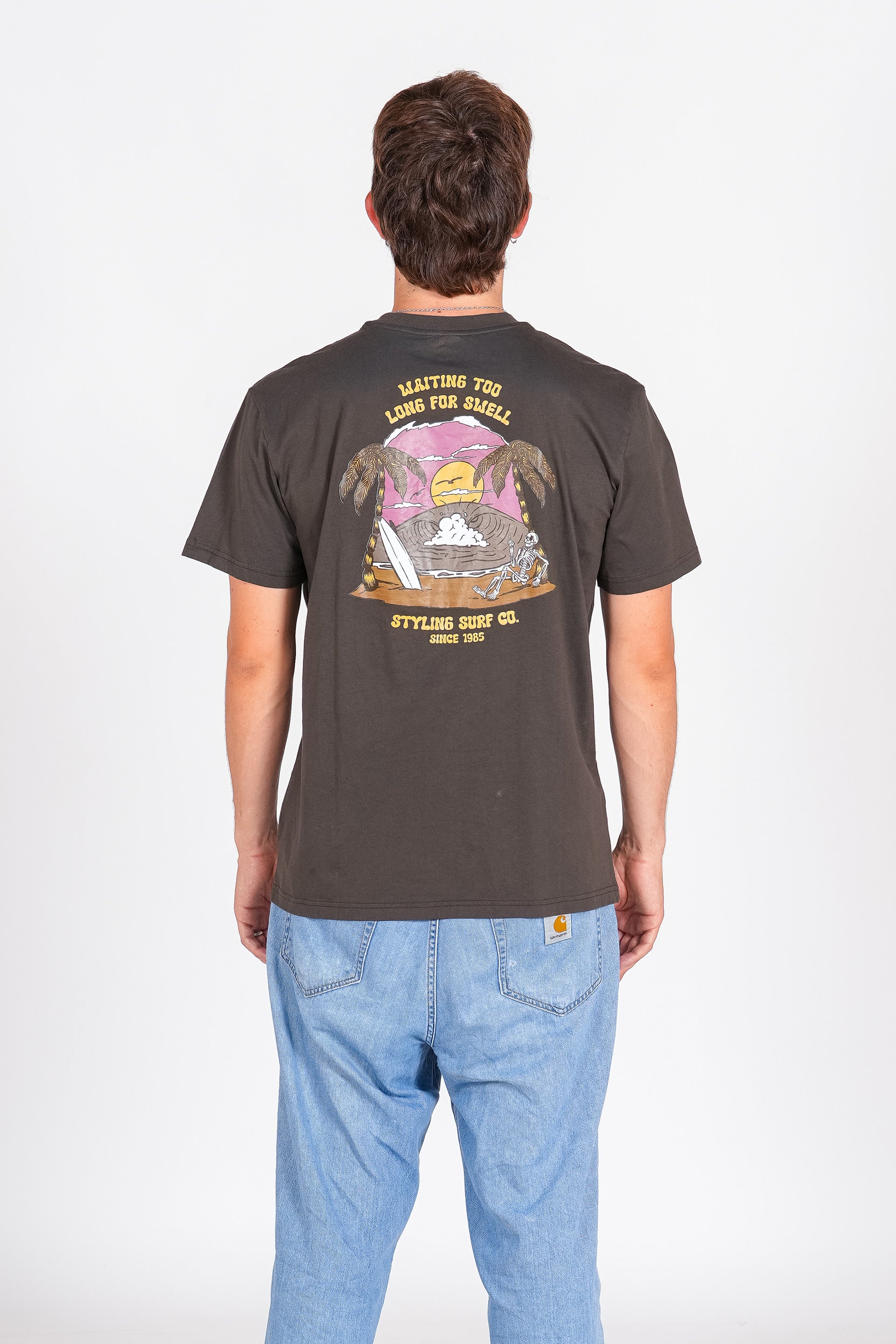 Camiseta Styling Waiting For - antracita 25