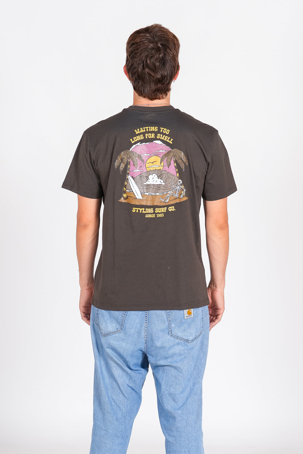Camiseta Styling Waiting For - antracita 25 loading=