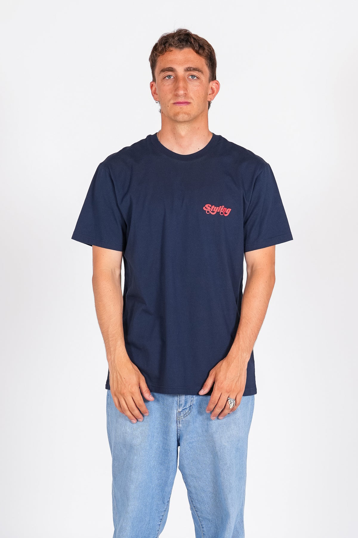 Camiseta Styling Fin - navy