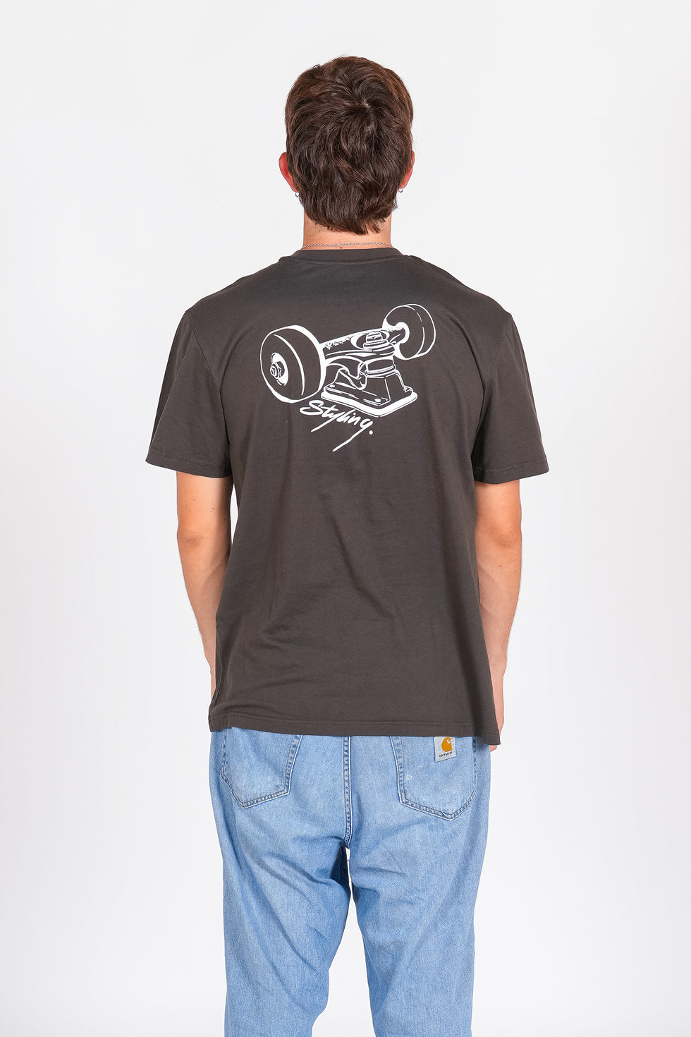 Camiseta Styling Eje - antracita 25 loading=