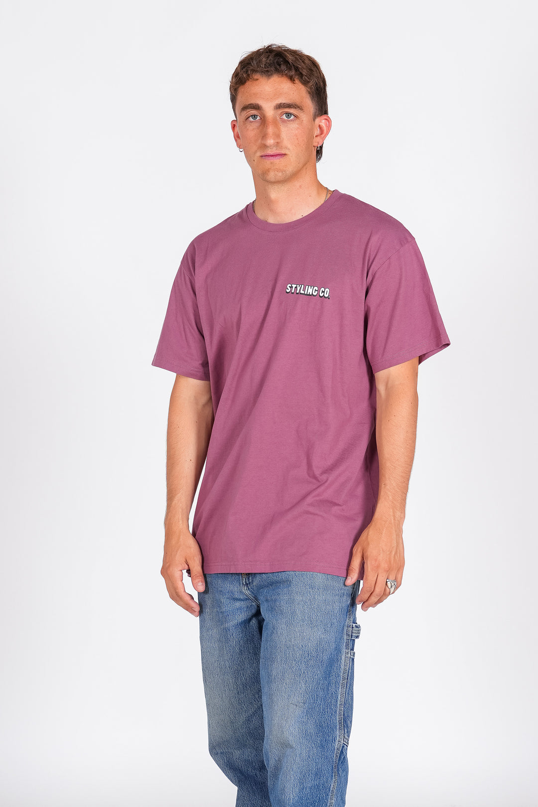 Camiseta Styling Coffee - cabernet