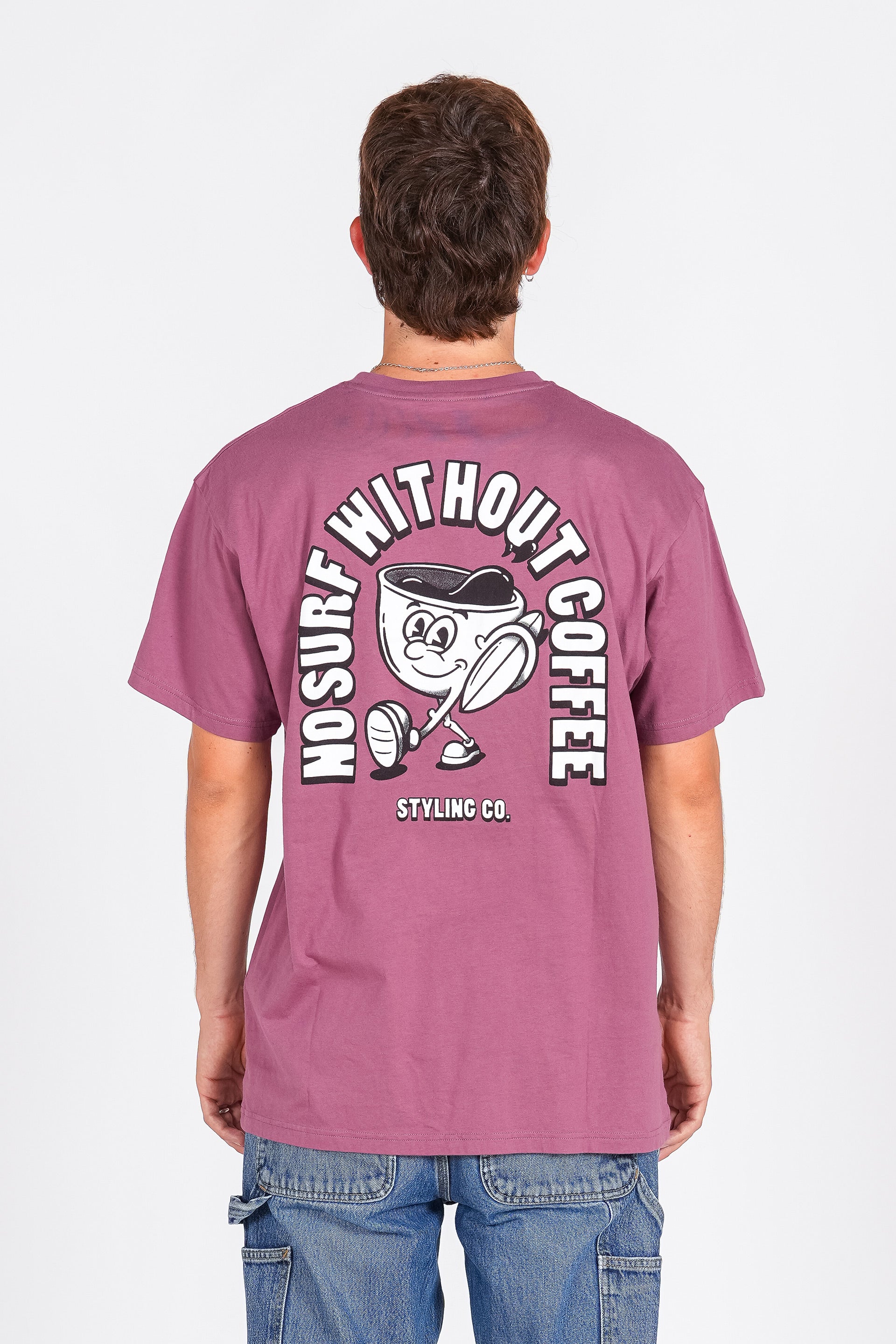 Camiseta Styling Coffee - cabernet
