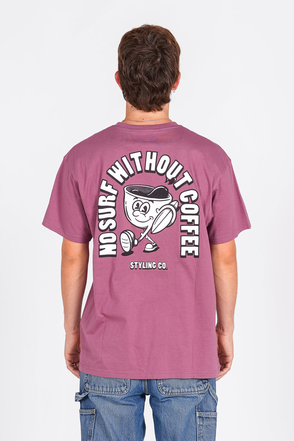 Camiseta Styling Coffee - cabernet
