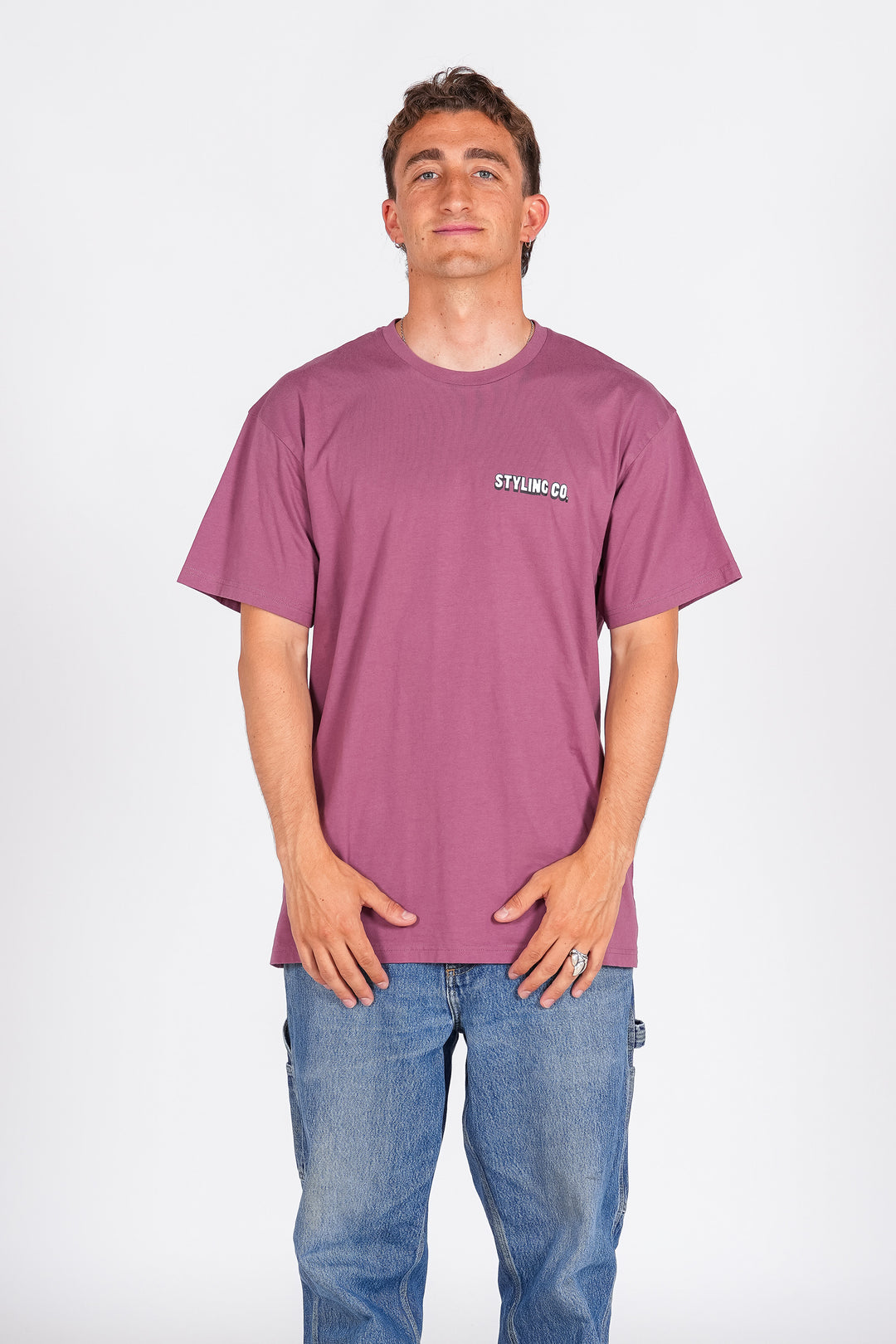 Camiseta Styling Coffee - cabernet