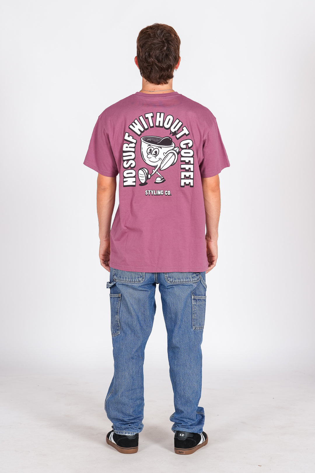 Camiseta Styling Coffee - cabernet