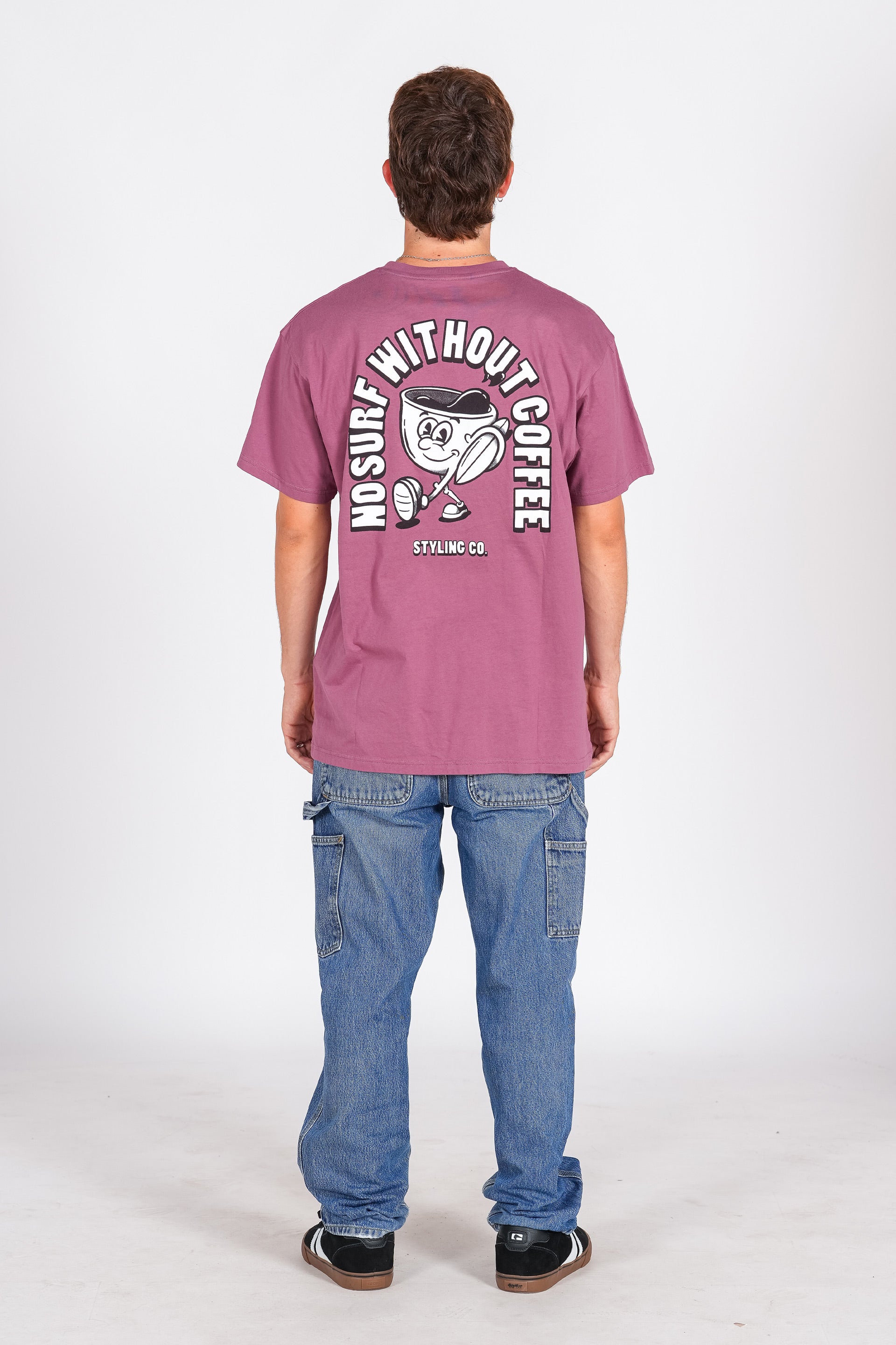 Camiseta Styling Coffee - cabernet