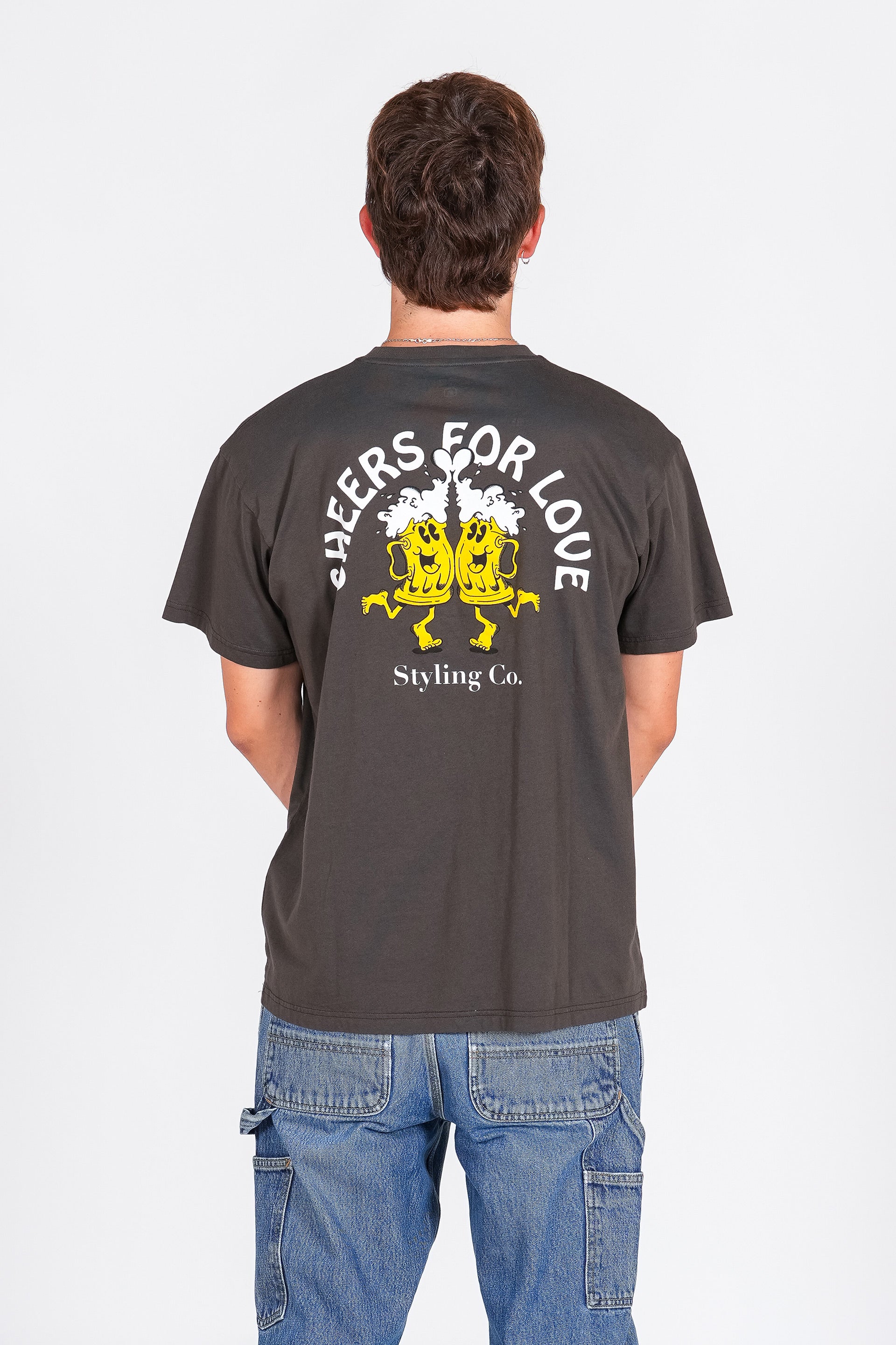 Camiseta Styling Cheers - antracita 25