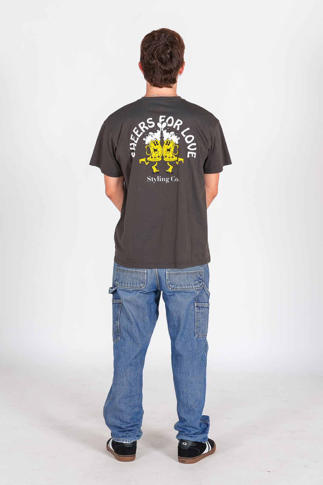 Camiseta Styling Cheers - antracita 25