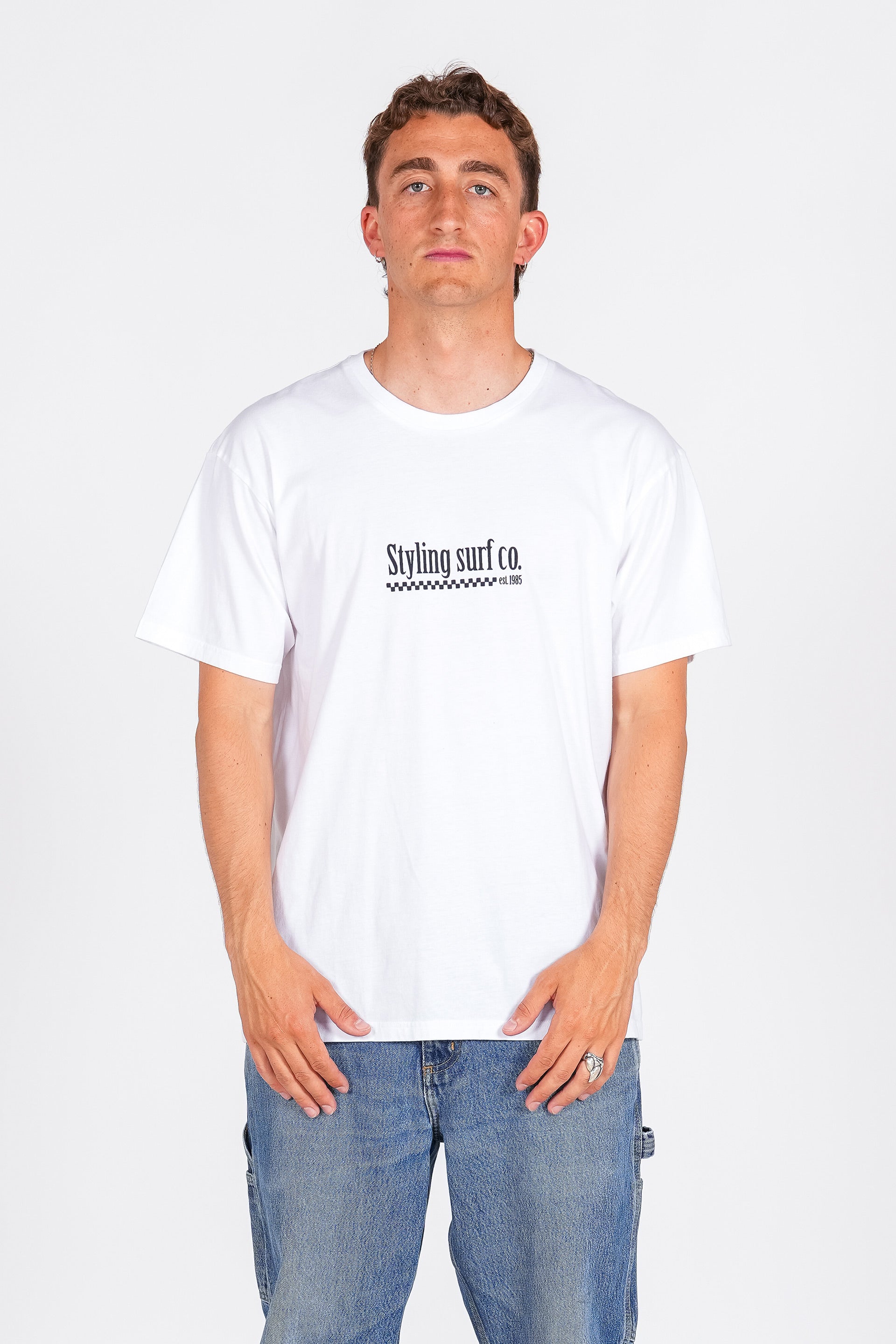 Camiseta Styling Surf Shop - blanco