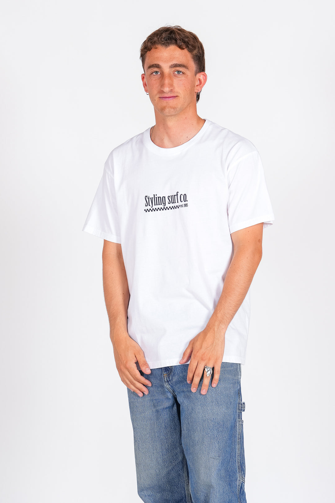Camiseta Styling Surf Shop - blanco