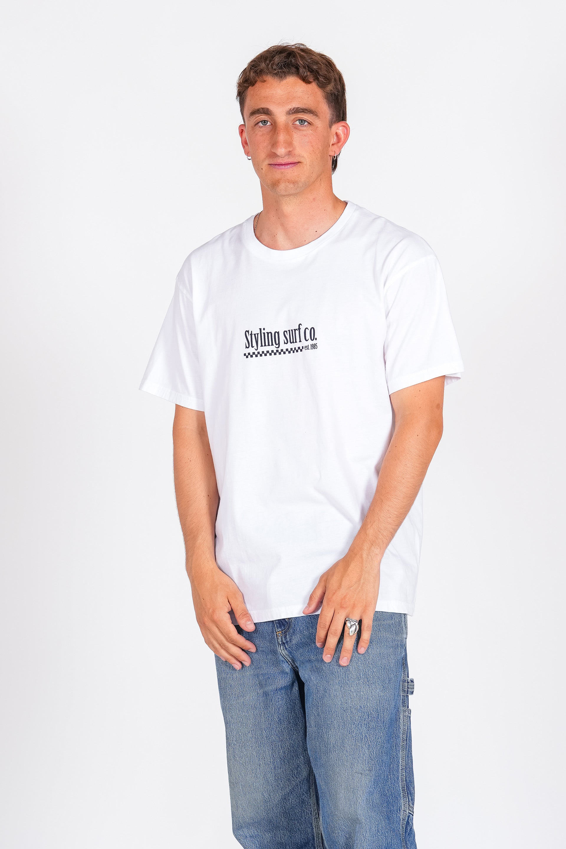 Camiseta Styling Surf Shop - blanco
