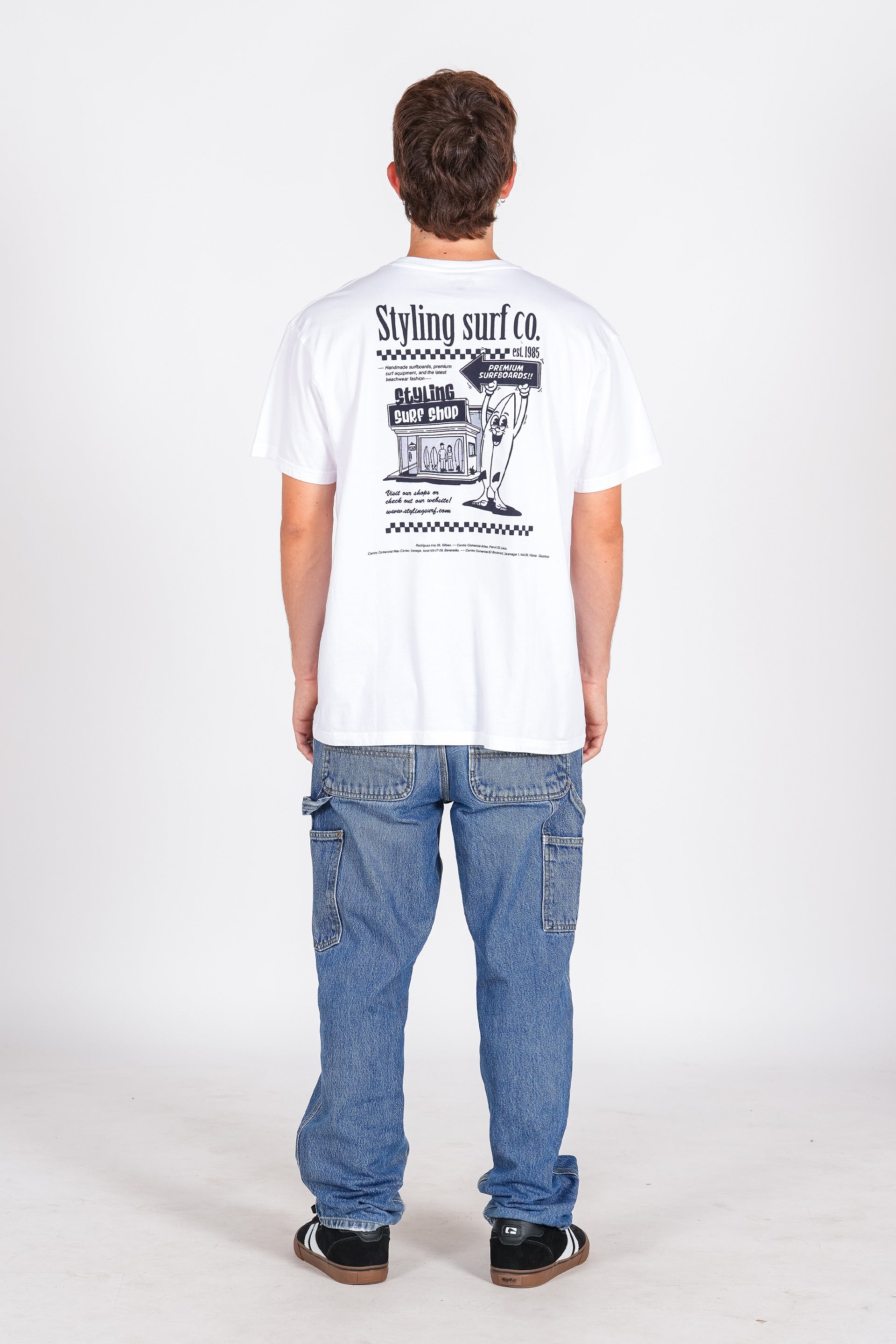 Camiseta Styling Surf Shop - blanco