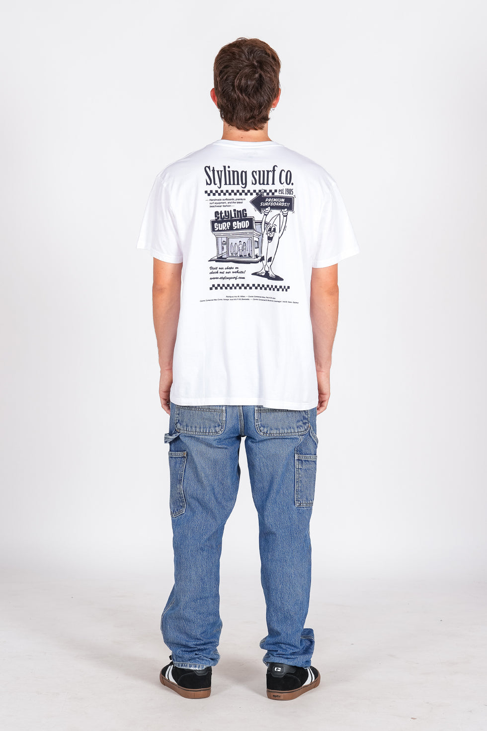 Camiseta Styling Surf Shop - blanco loading=