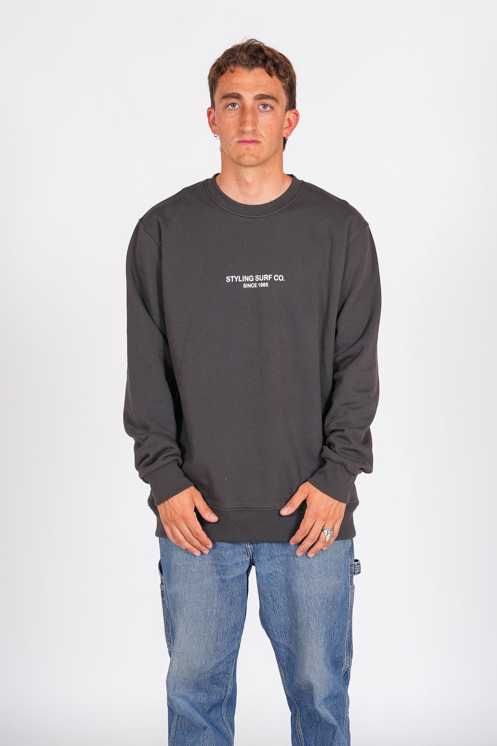Sudadera Styling Surf Shop - antracita 25 loading=