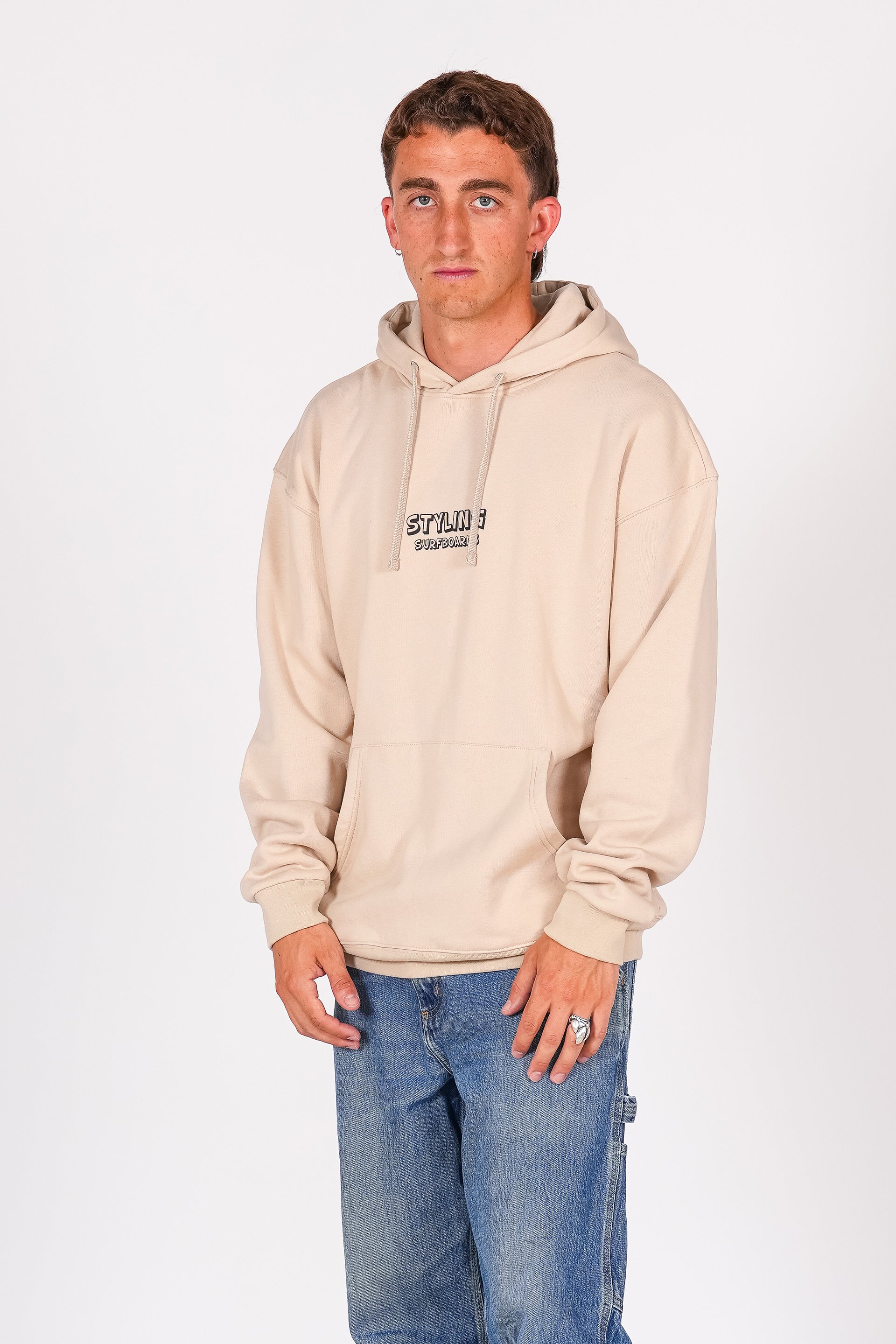 Sudadera Styling Quiver - piedra