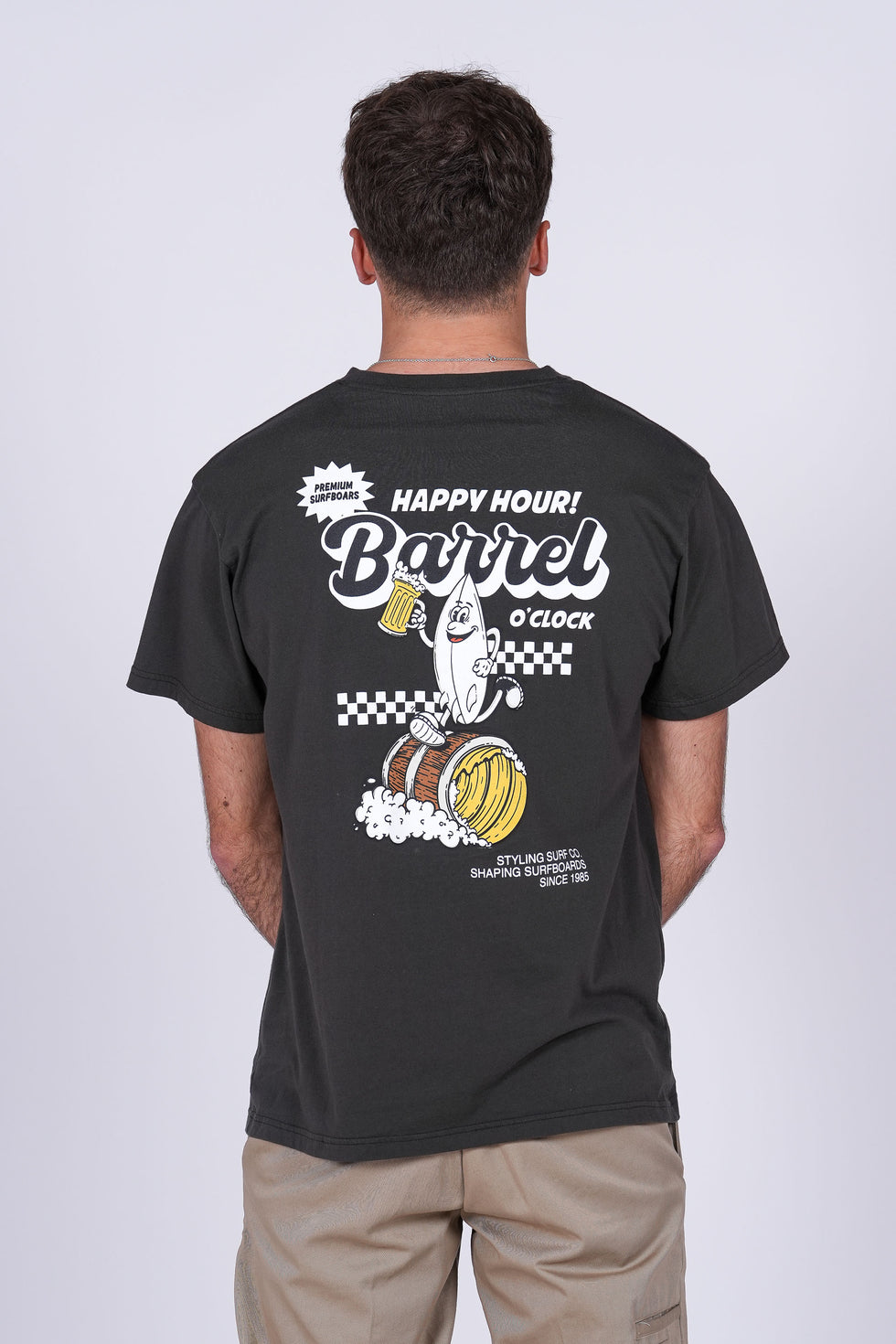 Camiseta Happy Hour - antracita 25 loading=