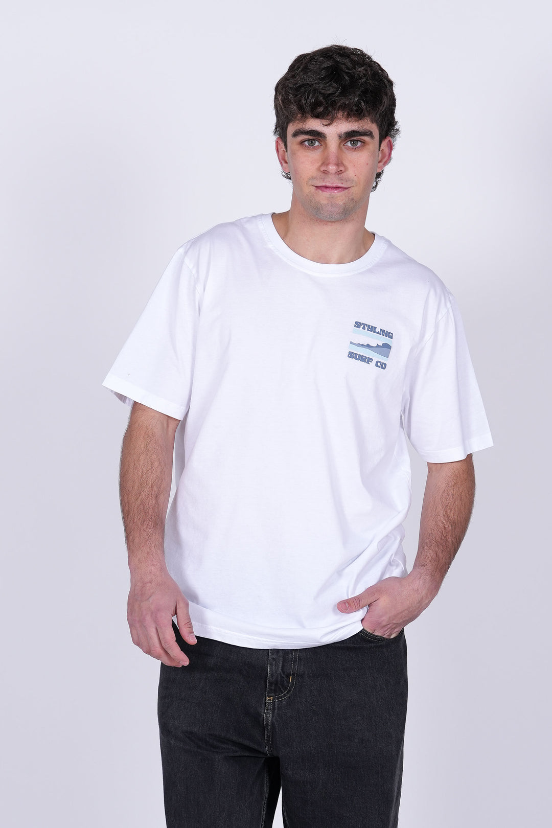 Camiseta Serie - blanco