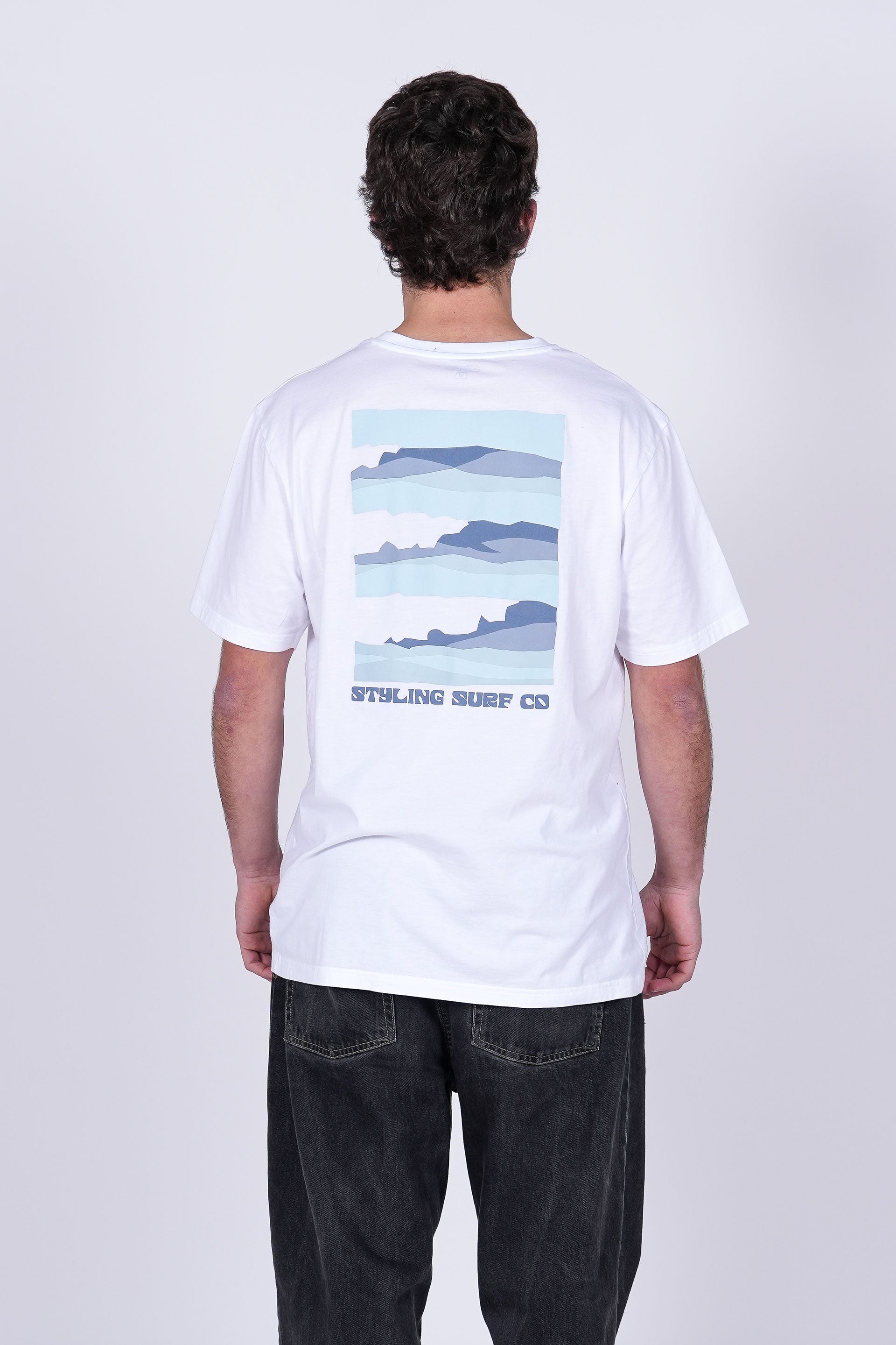 Camiseta Serie - blanco