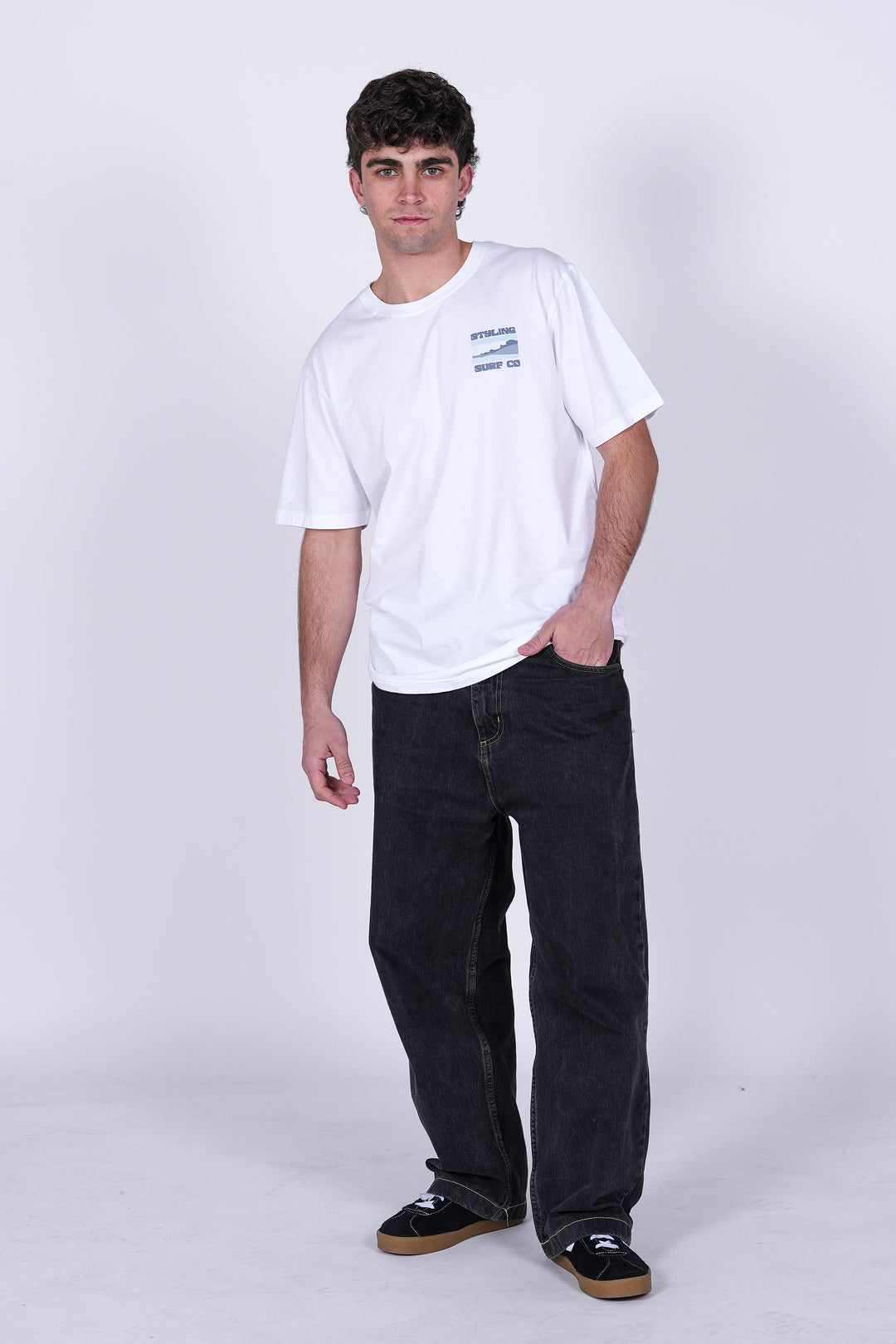 Camiseta Serie - blanco