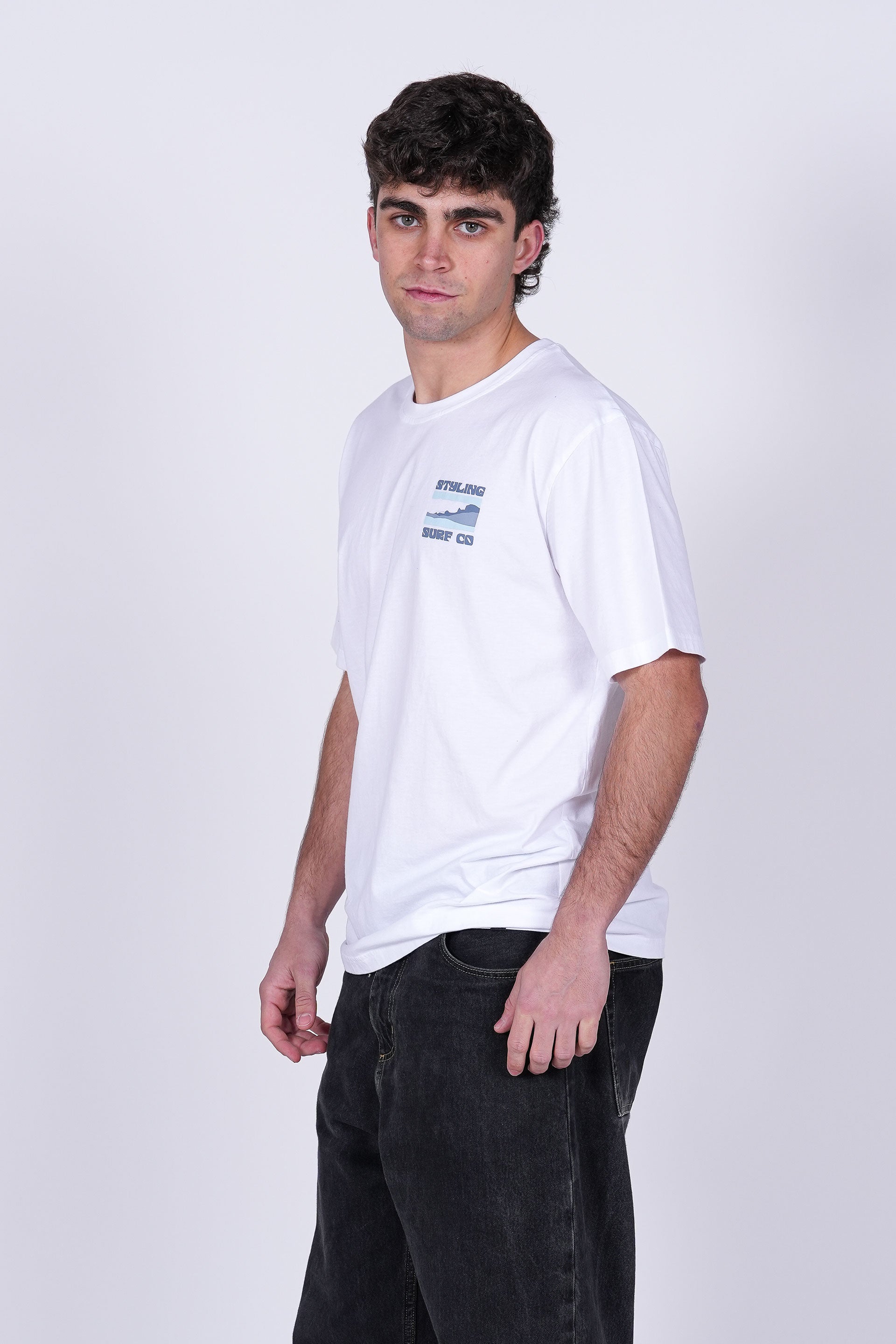 Camiseta Serie - blanco