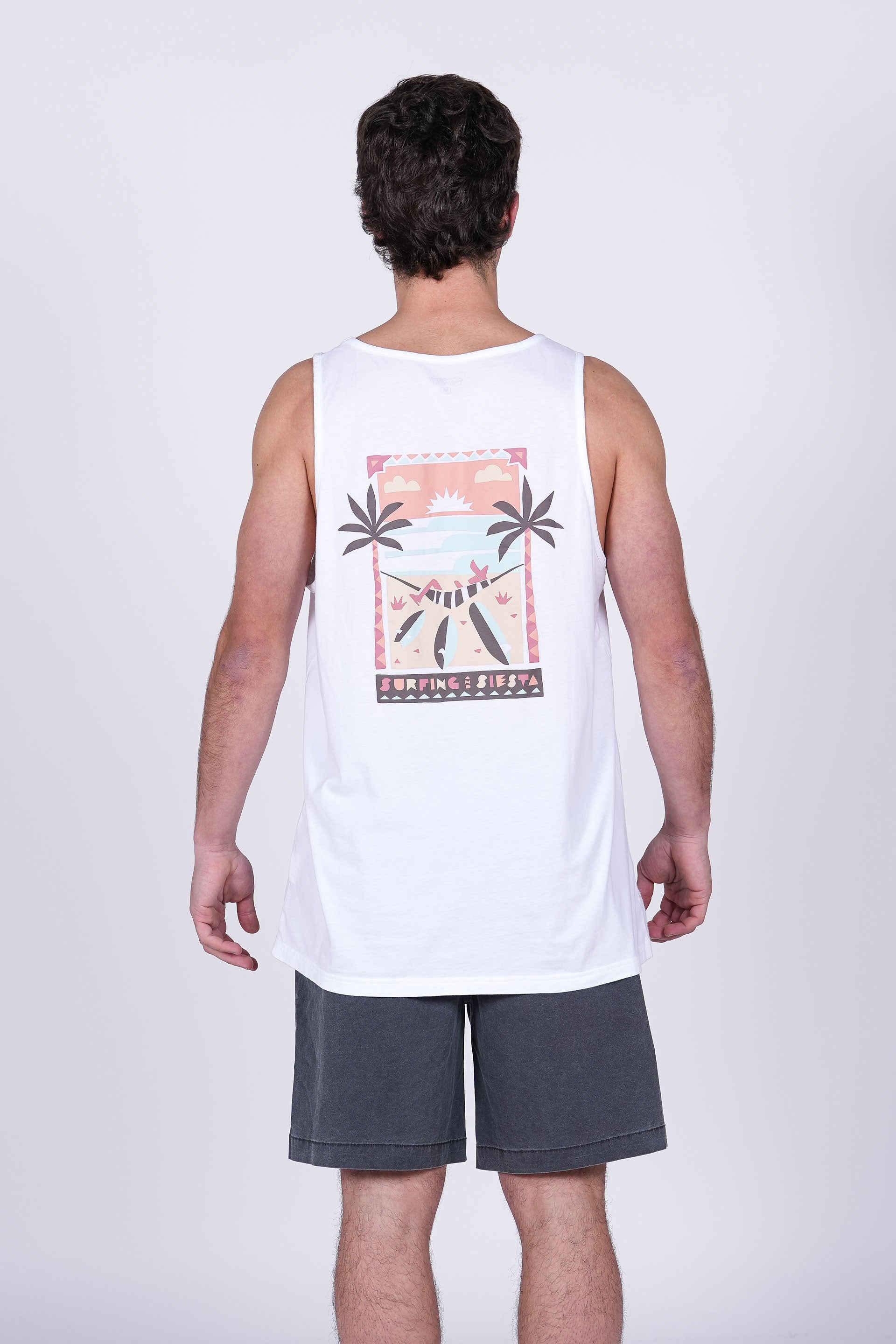 Camiseta Siesta - blanco