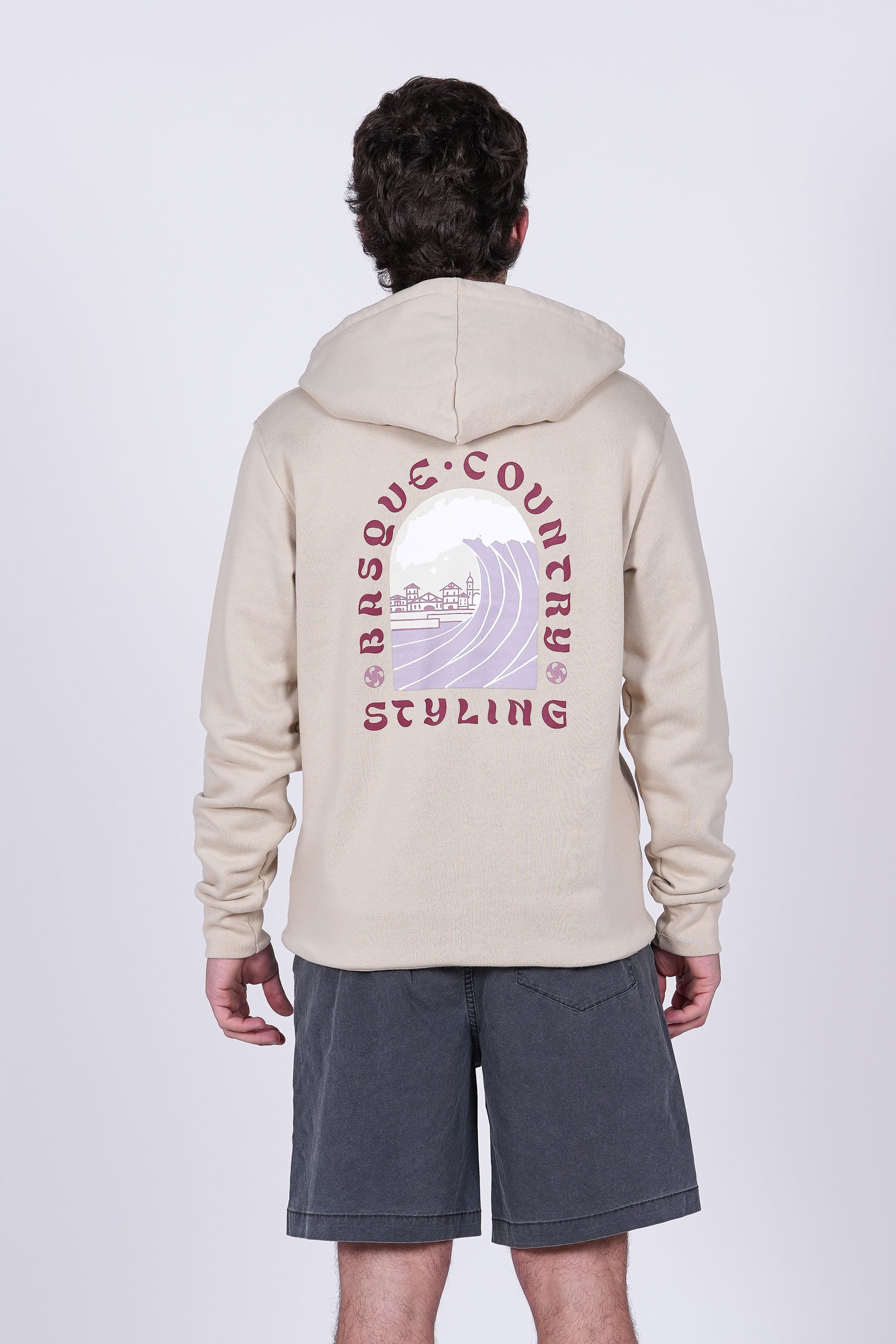 Sudadera Surf Home - piedra