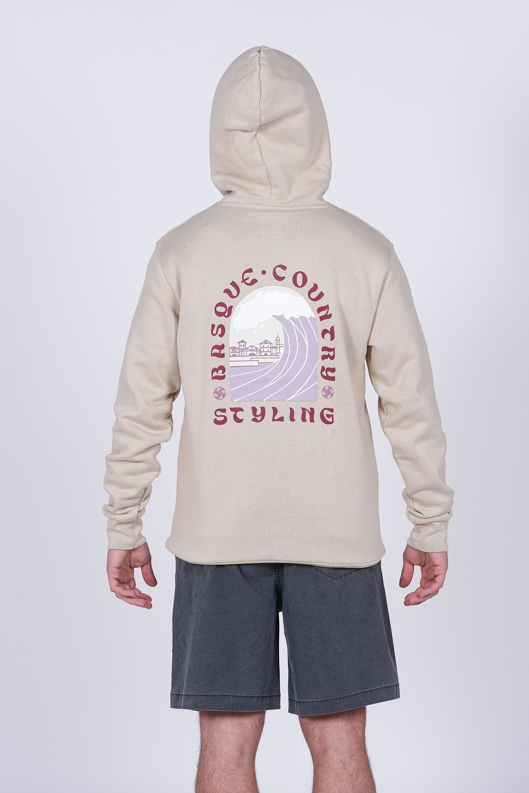 Sudadera Surf Home - piedra