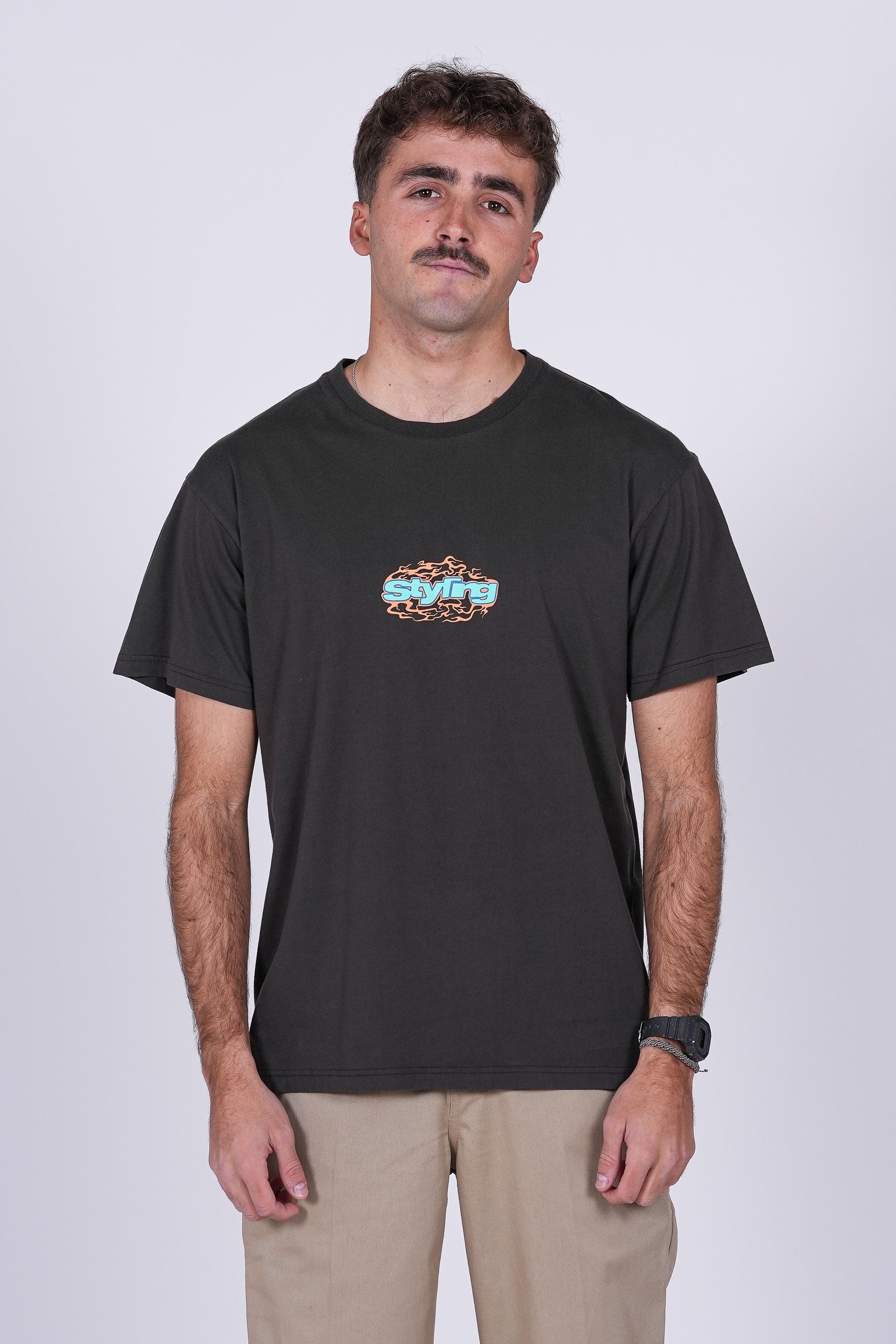 Camiseta Flames - antracita 25