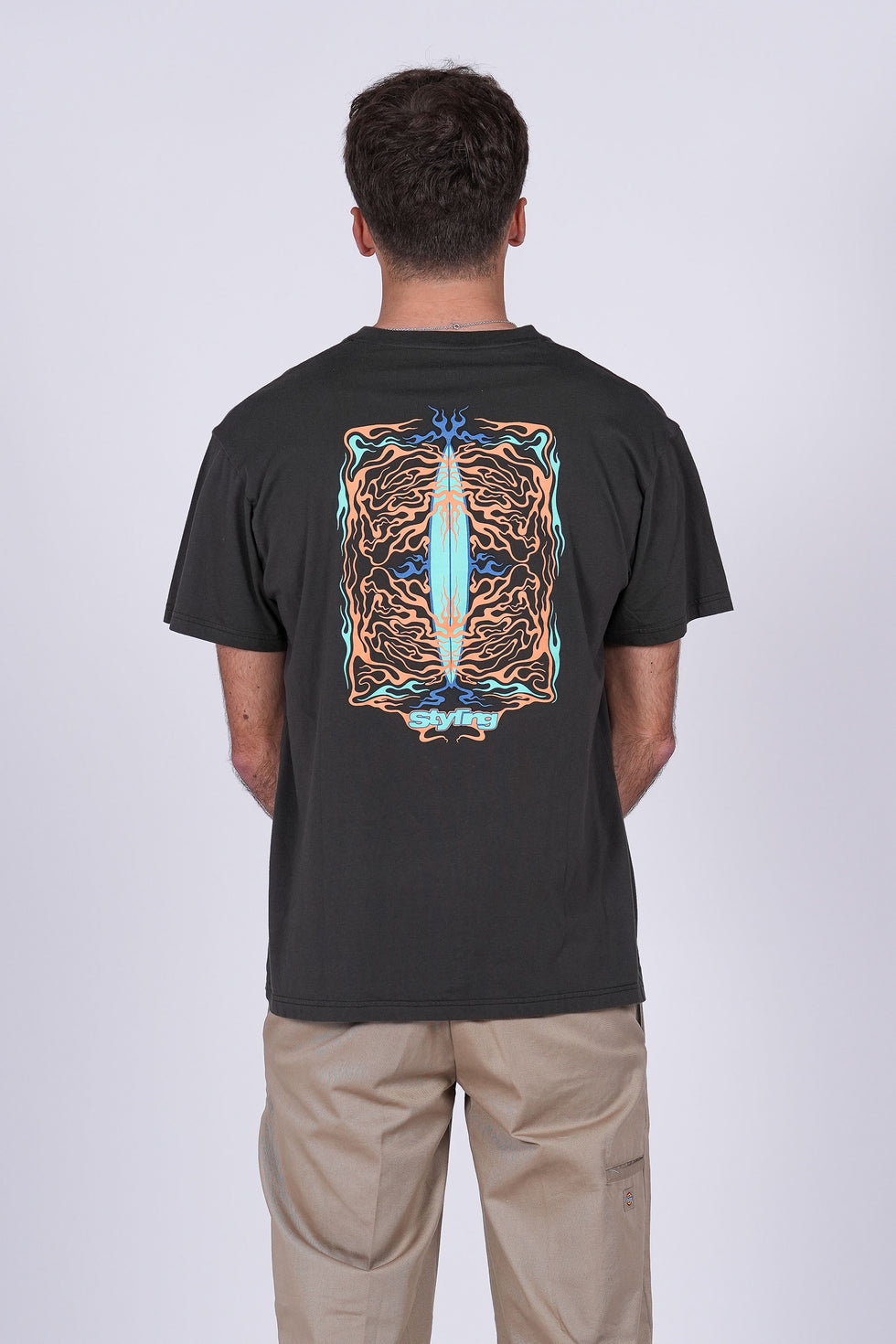 Camiseta Flames - antracita 25 loading=