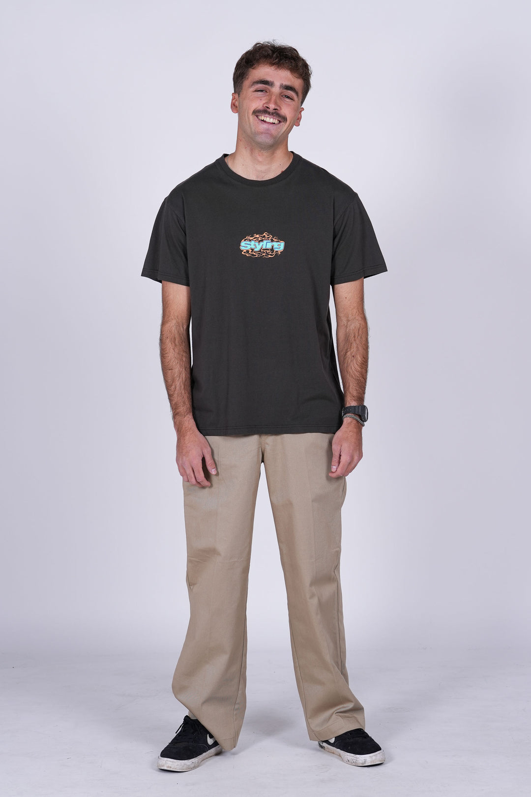 Camiseta Flames - antracita 25