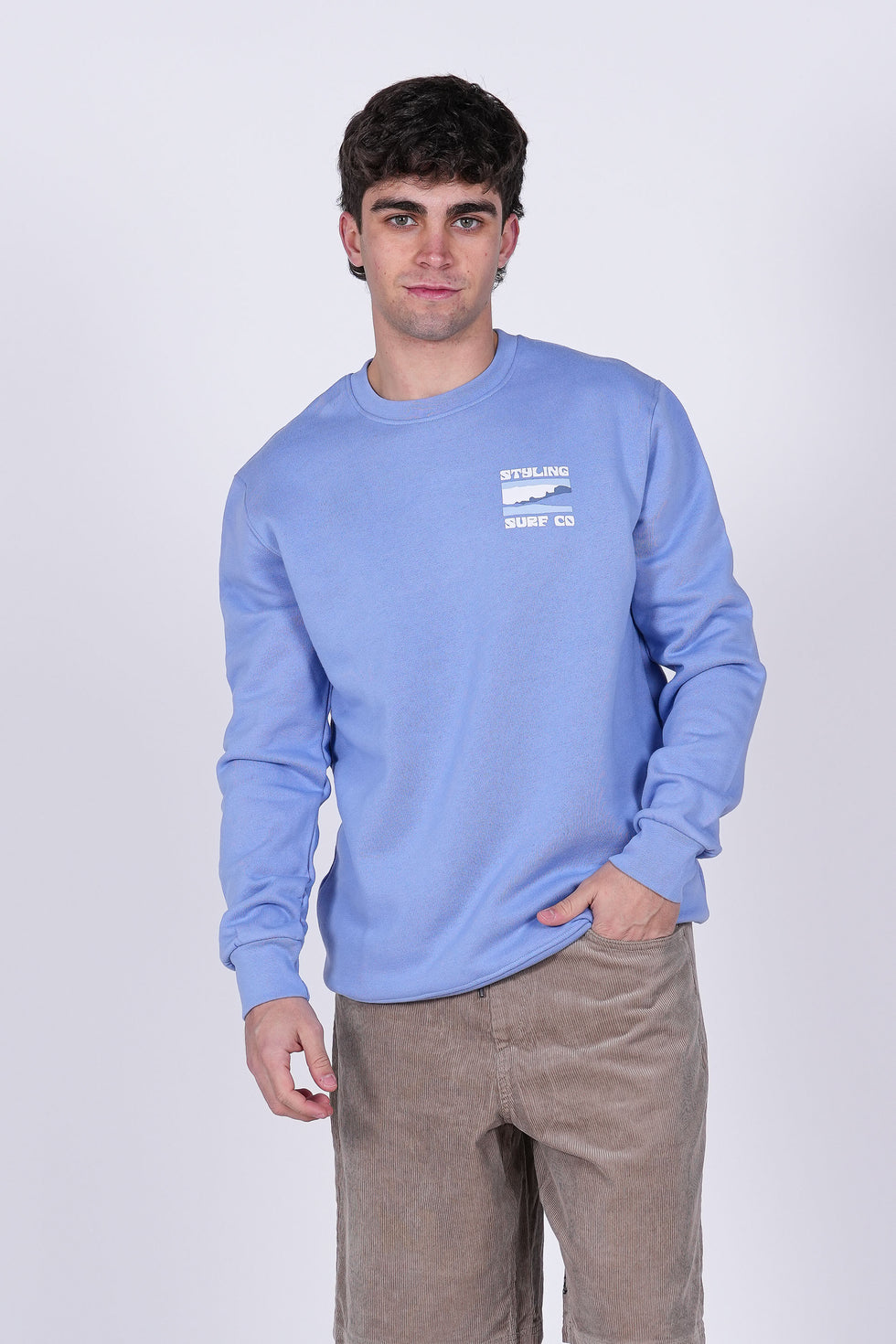 Sudadera Serie Crew - sky
