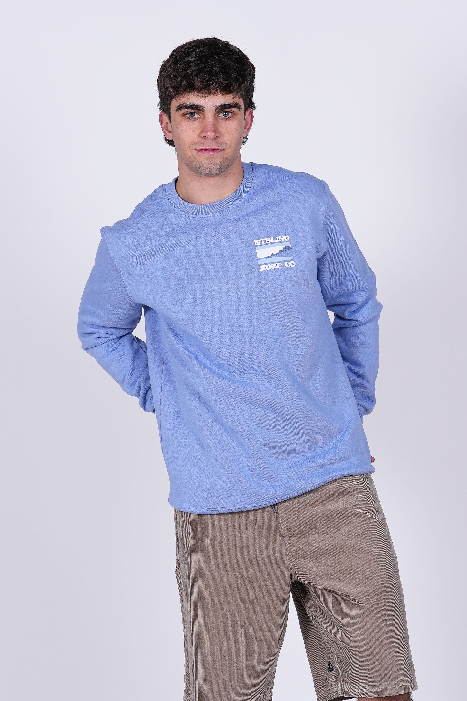 Sudadera Serie Crew - sky