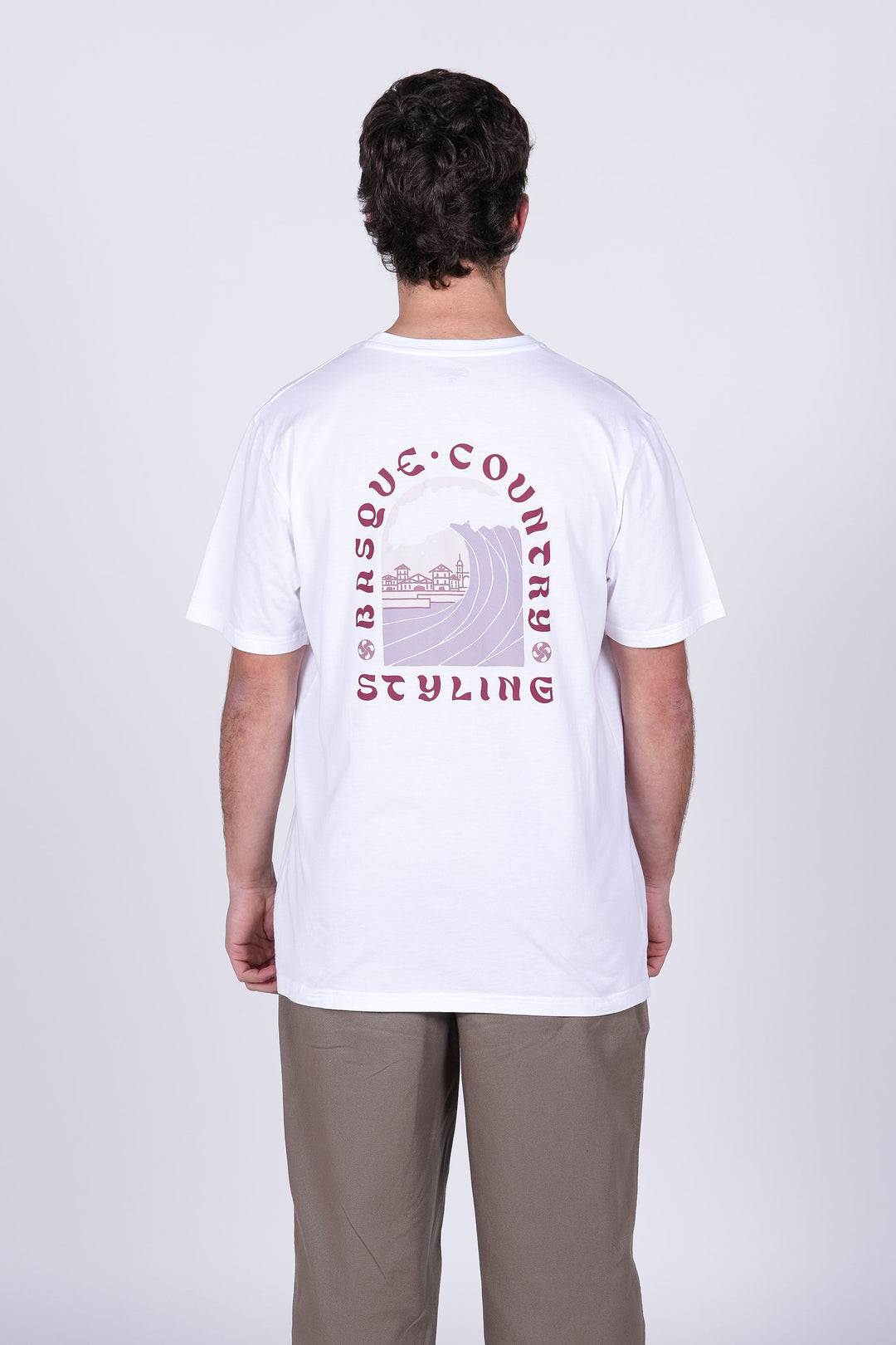 Camiseta Surf Home - blanco