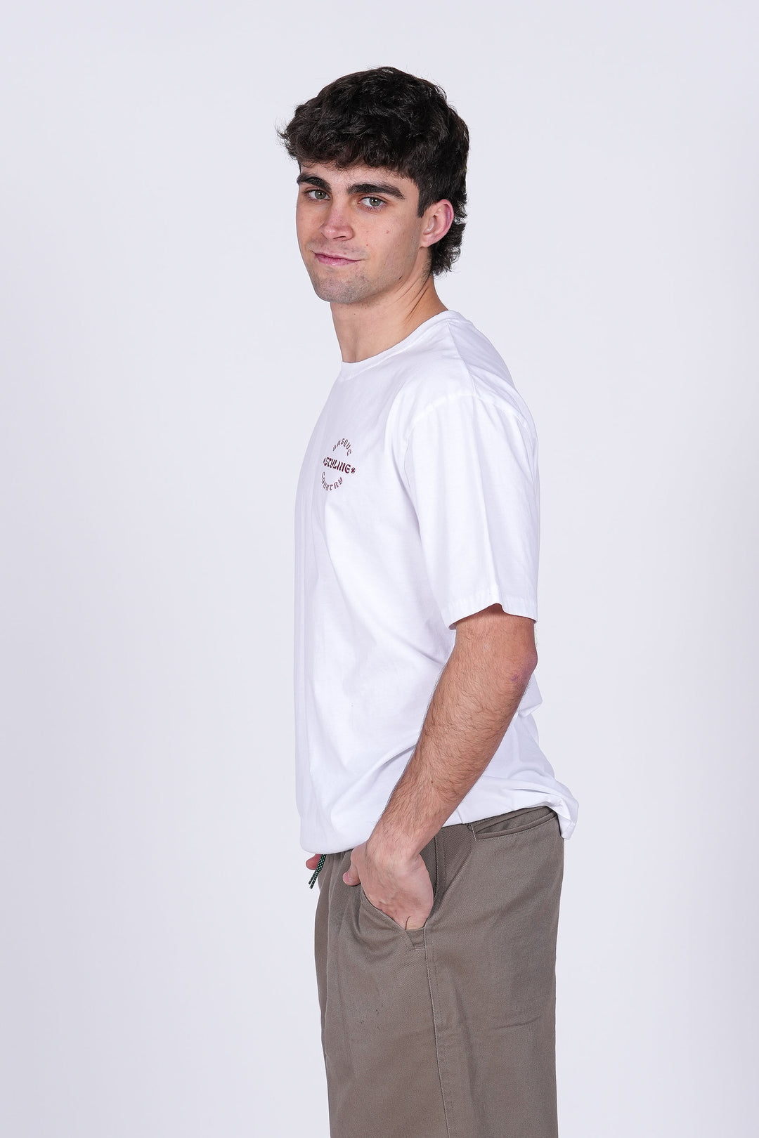 Camiseta Surf Home - blanco