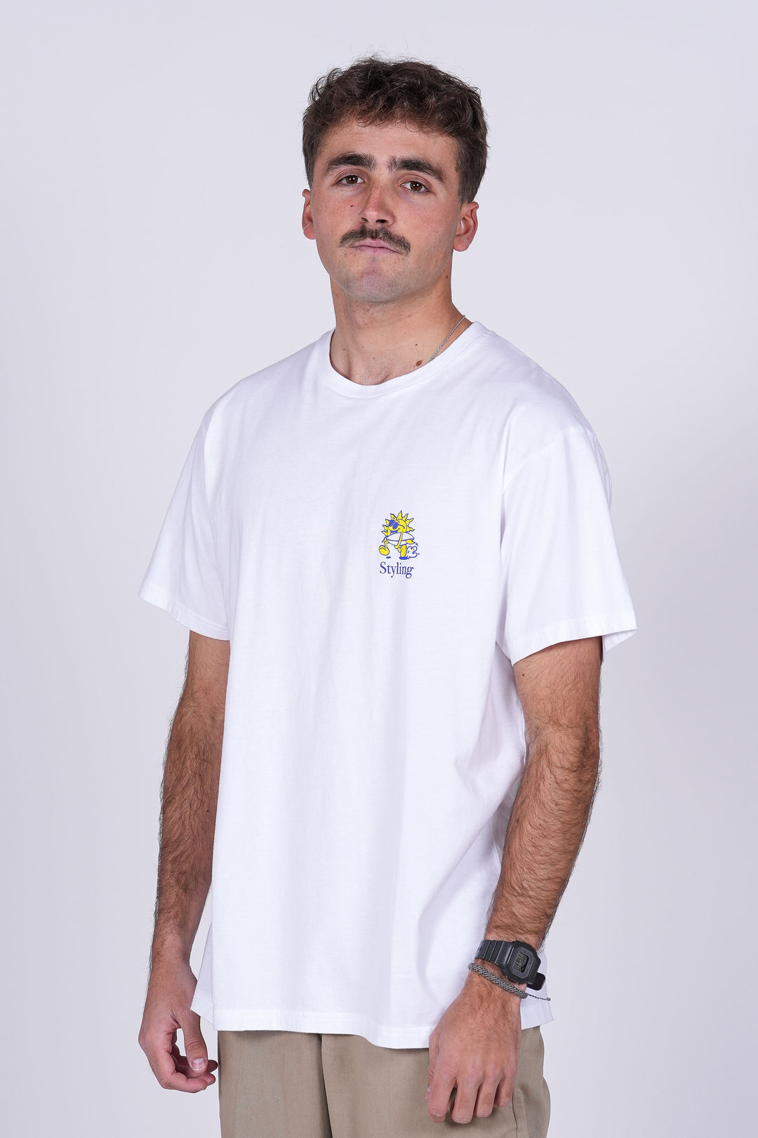 Camiseta Sunday Funday - blanco