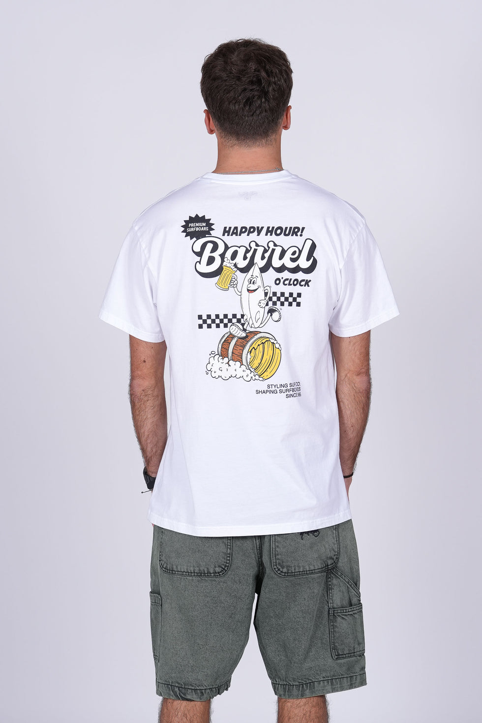 Camiseta Happy Hour - blanco loading=