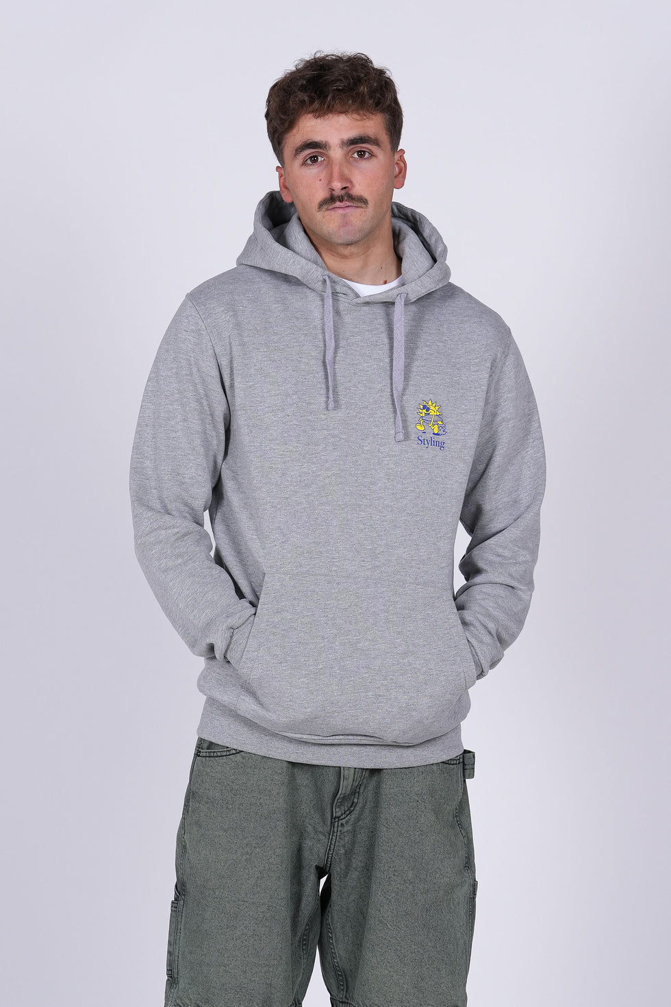 Sudadera Sunday Funday - heather gray