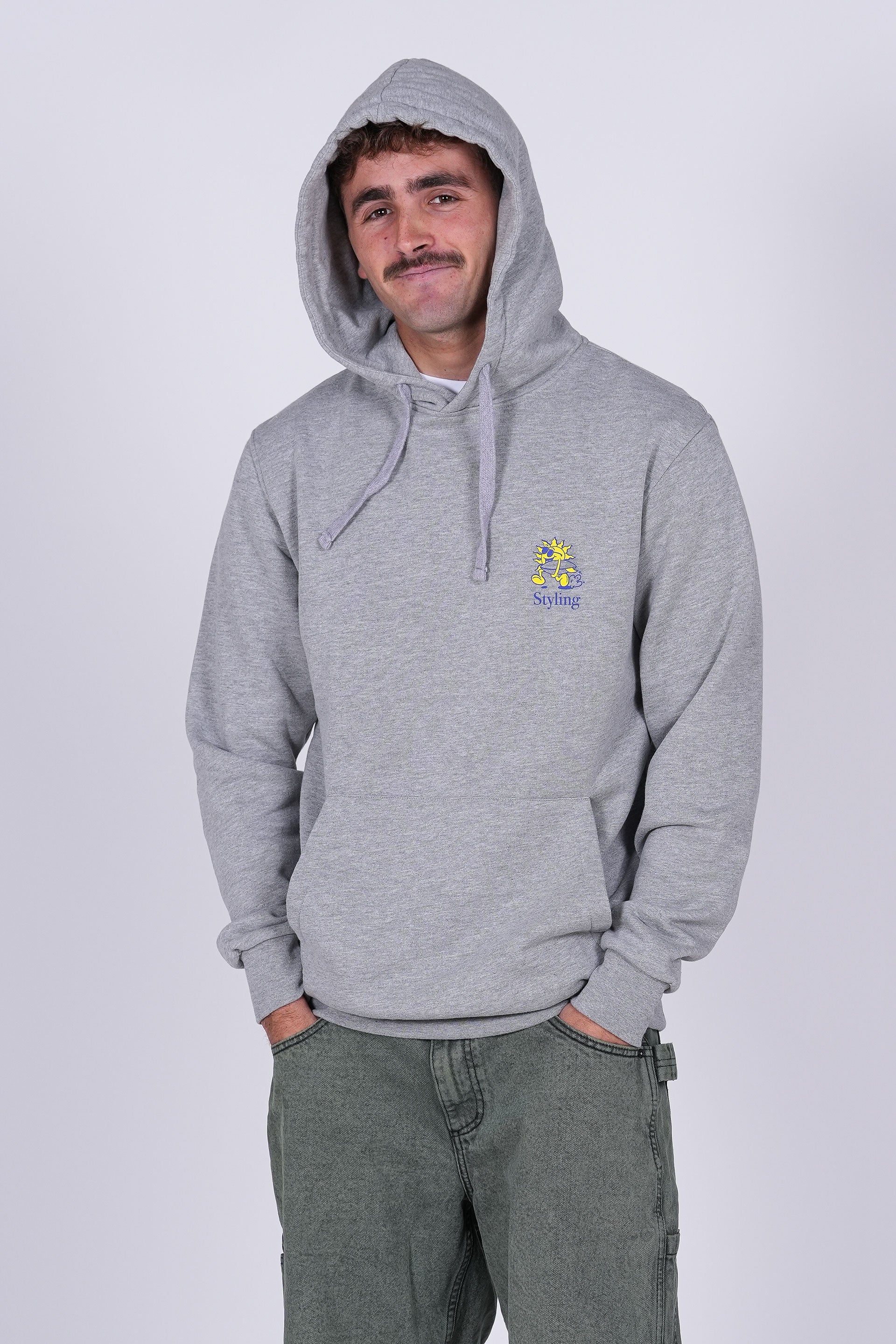 Sudadera Sunday Funday - heather gray