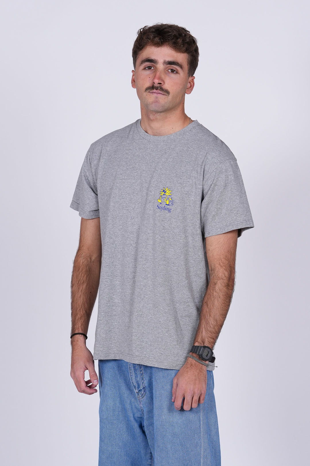 Camiseta Sunday Funday - heather gray