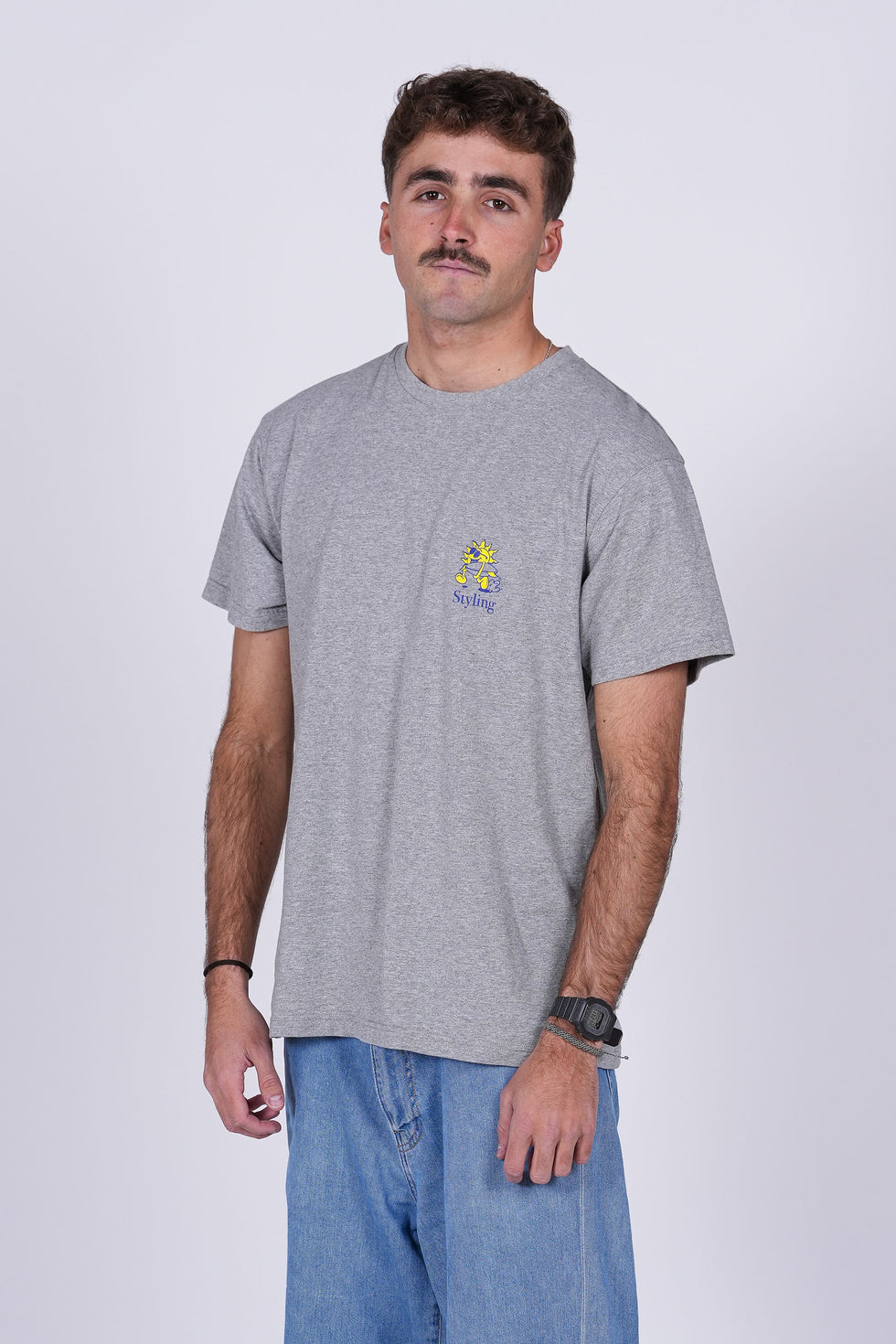 Camiseta Sunday Funday - heather gray