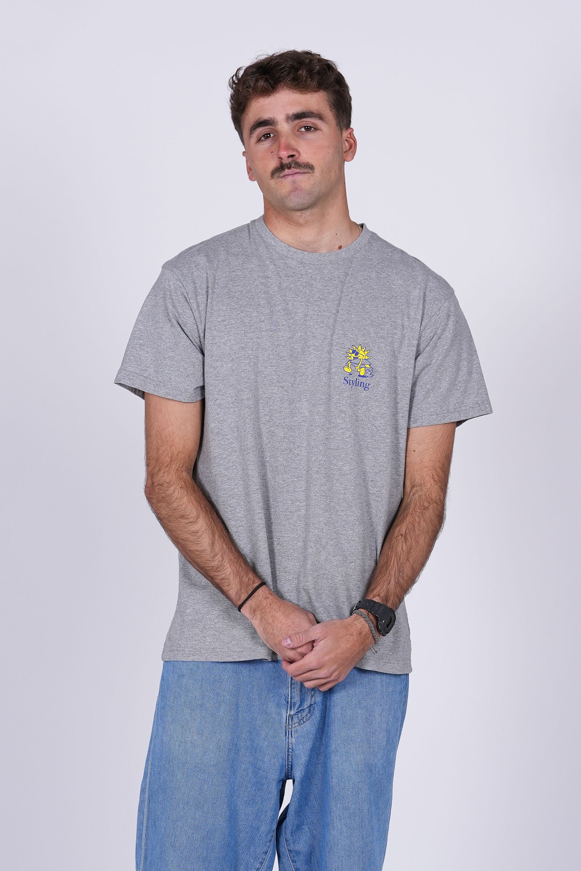 Camiseta Sunday Funday - heather gray