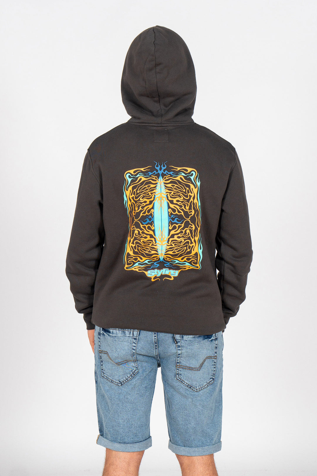 Sudadera Flames - antracita 25