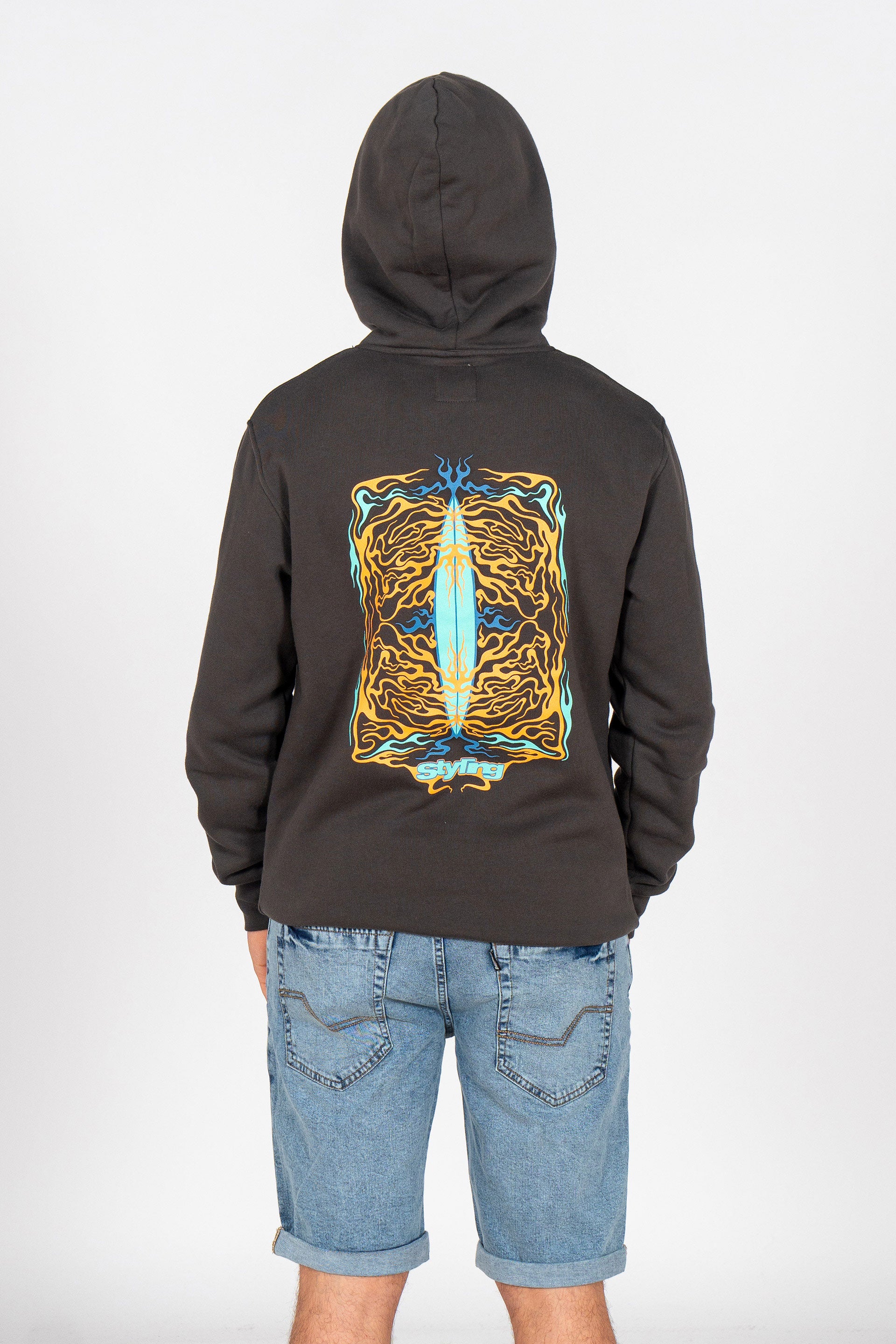 Sudadera Flames - antracita 25