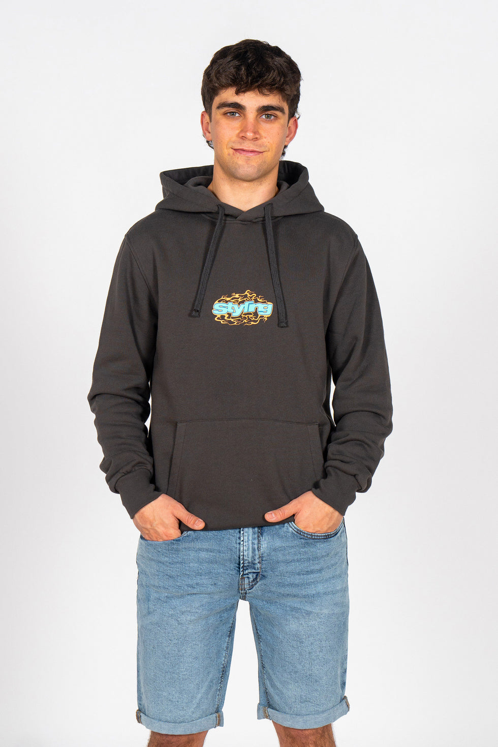Sudadera Flames - antracita 25