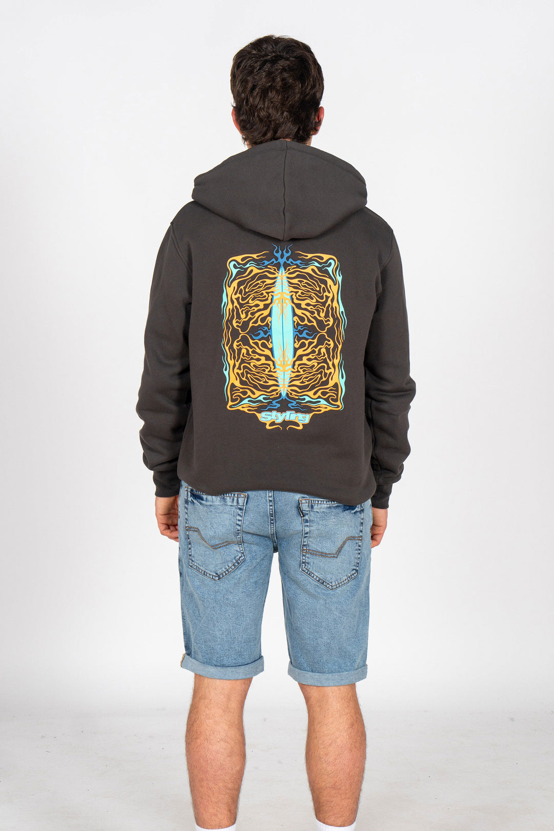 Sudadera Flames - antracita 25