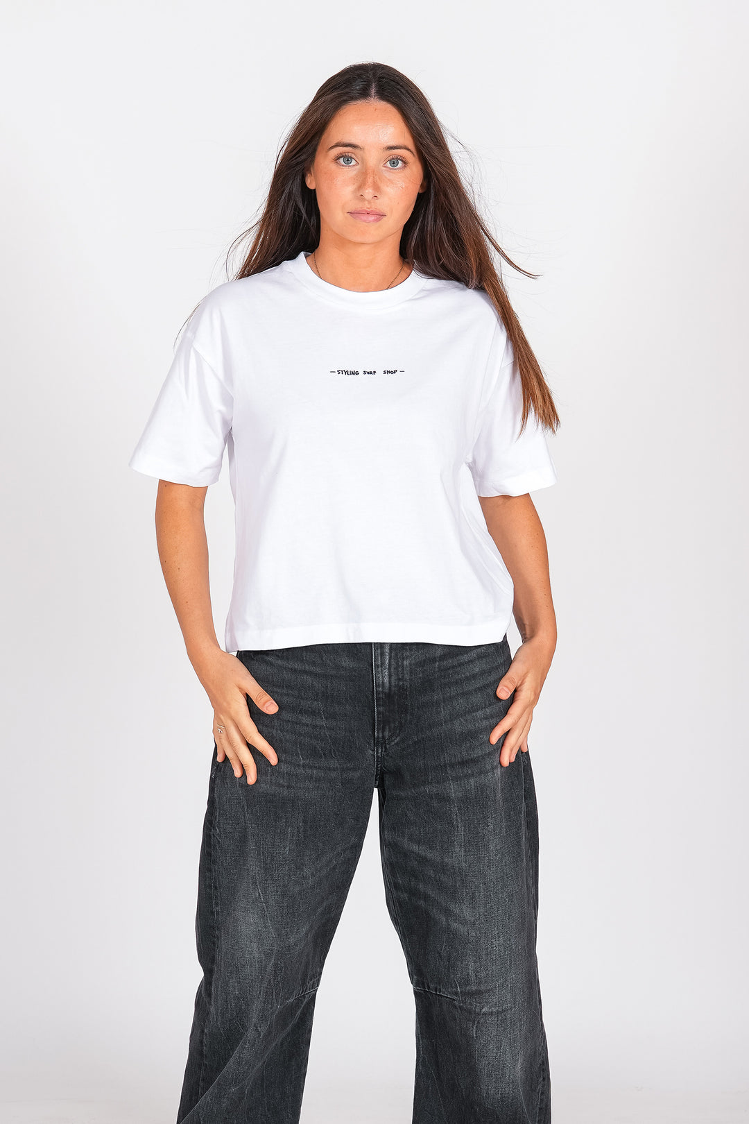 Camiseta Styling Palmeras - blanco
