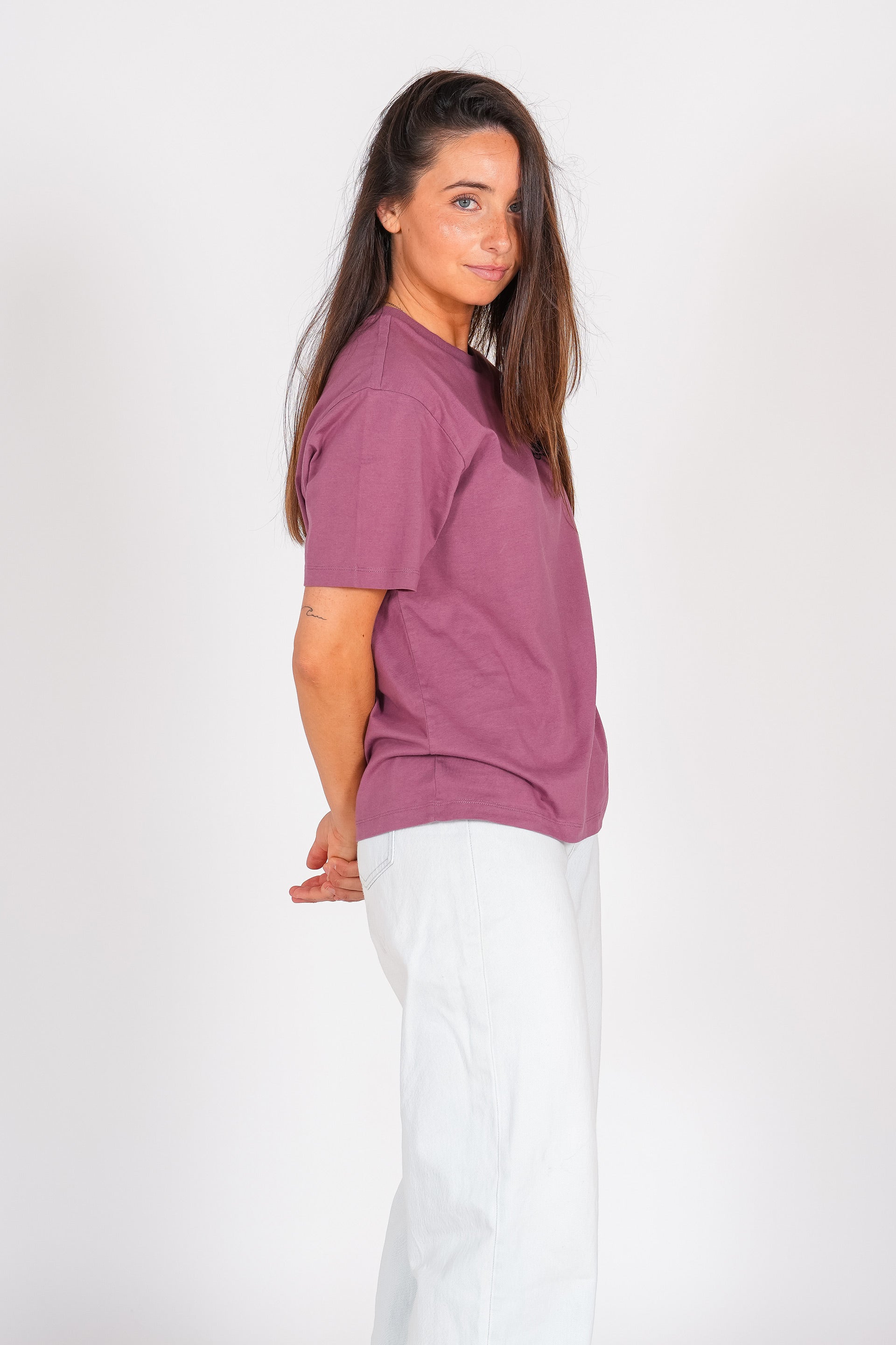 Camiseta Styling Circulo - cabernet