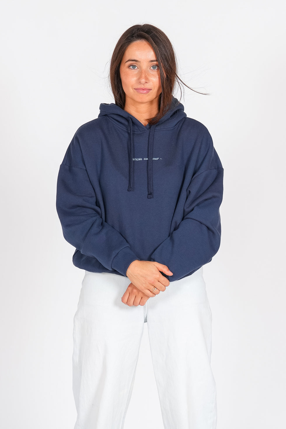 Sudadera Styling Palmeras - navy
