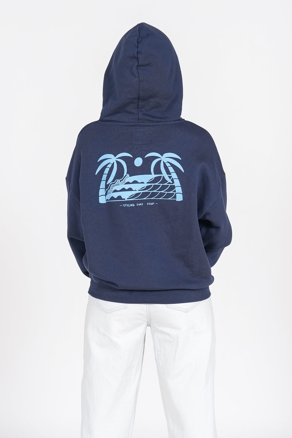 Sudadera Styling Palmeras - navy loading=