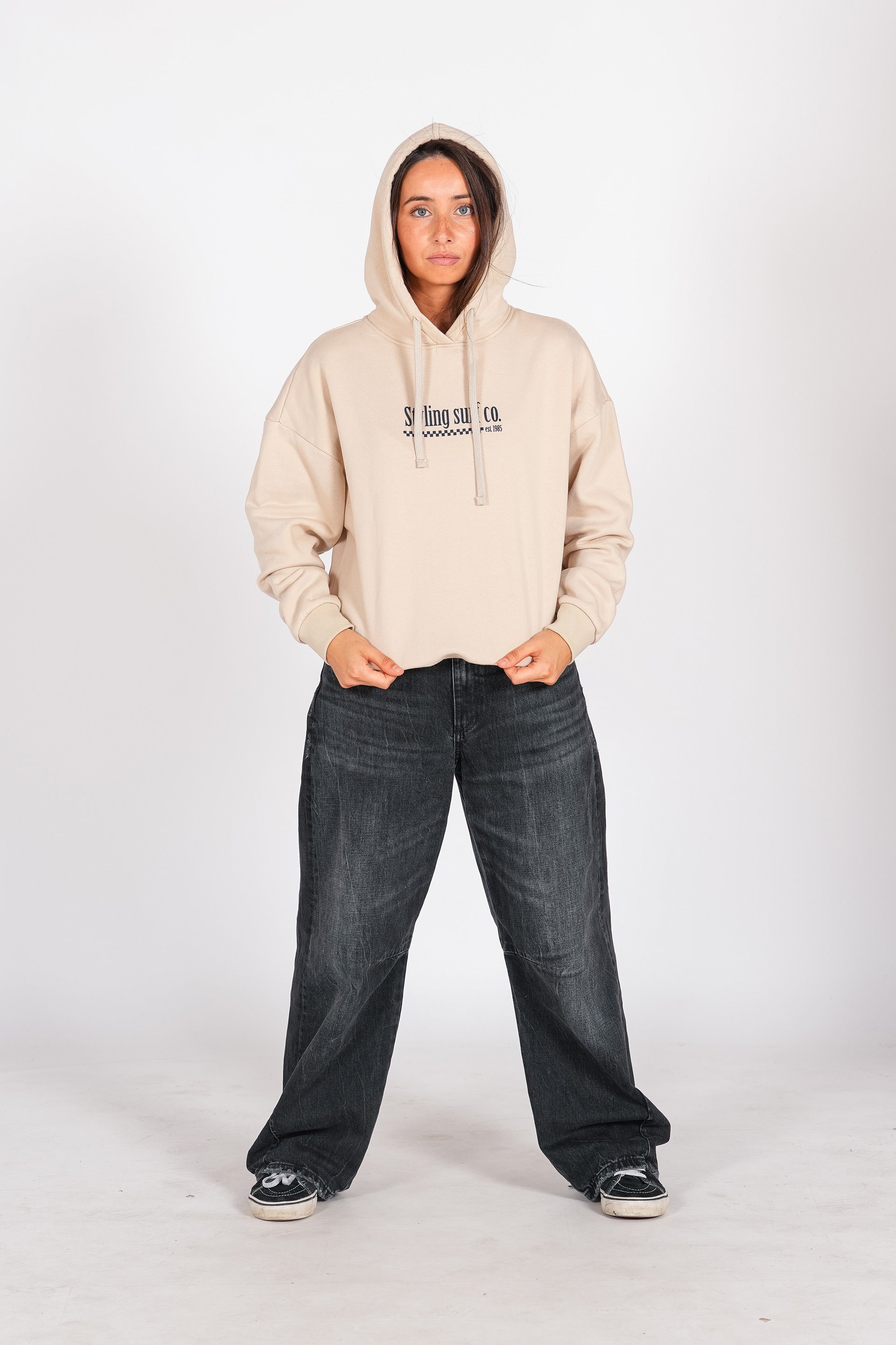 Sudadera Styling Surf Shop - piedra
